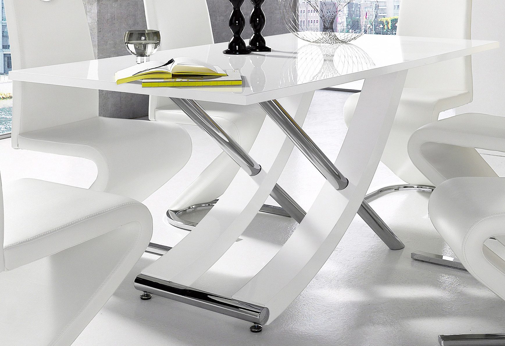 INOSIGN Eettafel Kaleo, TOPSELLER! Breedte 160 cm, modern ontwerp, stabiel, hoogglans