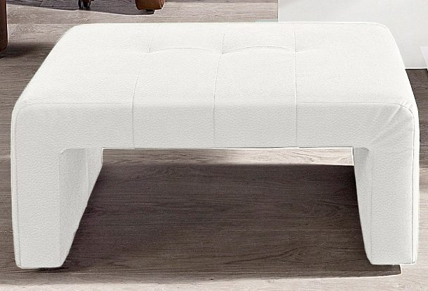 exxpo - sofa fashion hocker breedte 100 cm wit