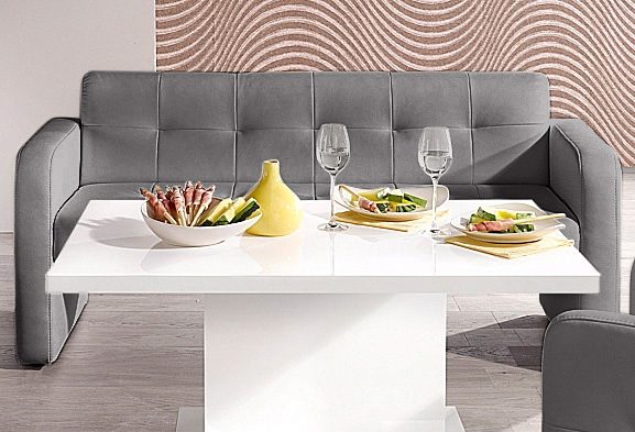 exxpo - sofa fashion Zitbank Barista Keukenbank, compacte afmetingen, zithoogte 49cm