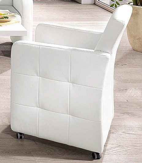 exxpo - sofa fashion fauteuil barista breedte 61 cm wit