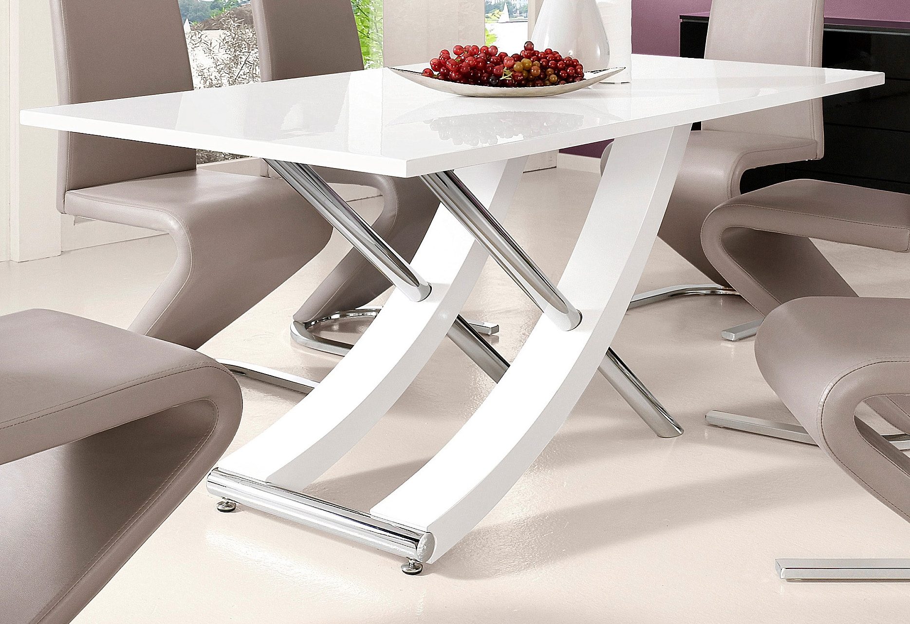 INOSIGN Eettafel Kaleo, TOPSELLER! Breedte 160 cm, modern ontwerp, stabiel, hoogglans
