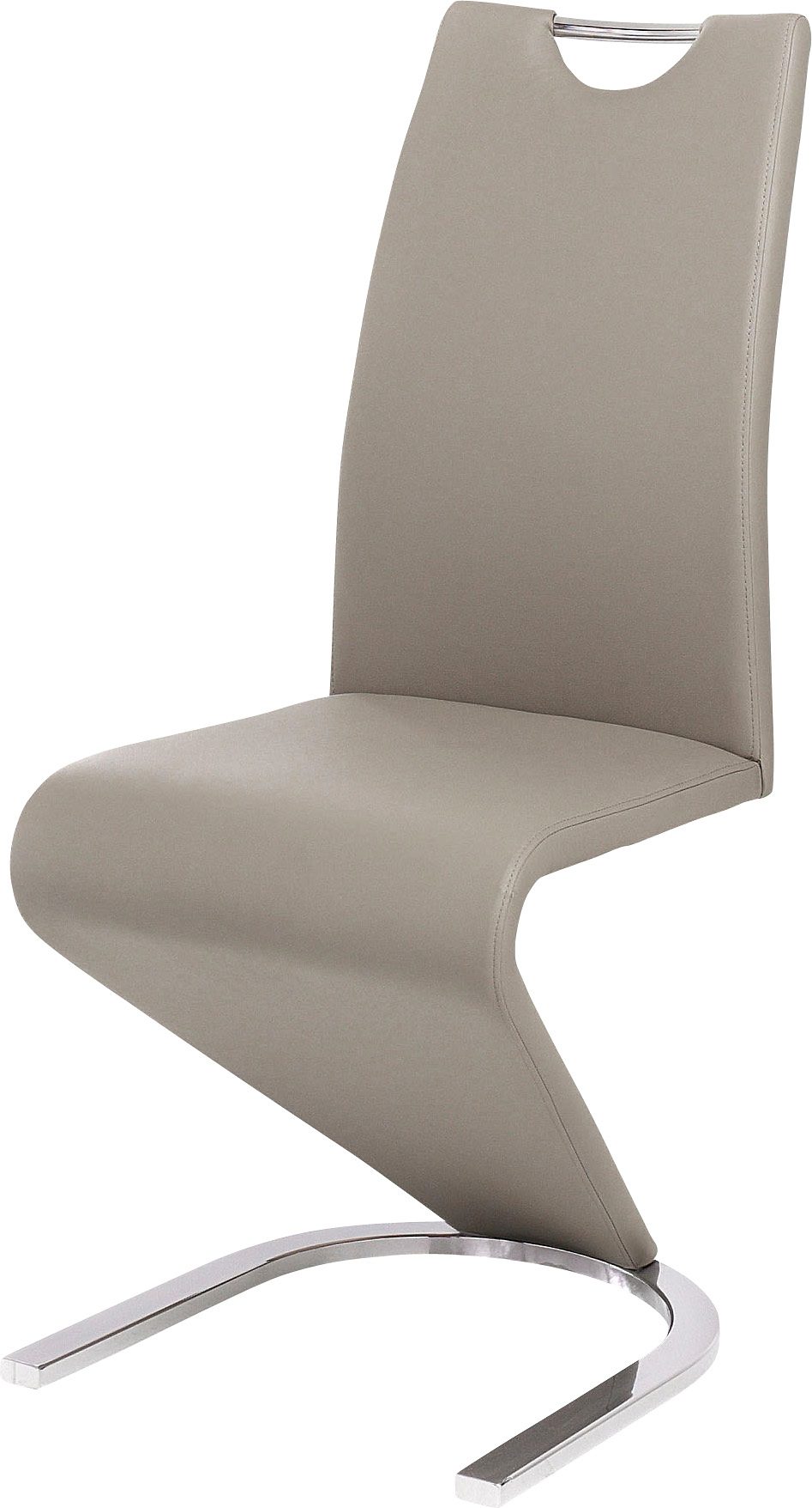Eetkamerstoelen Vrijdragende stoel in Z-model in set van 2 508119