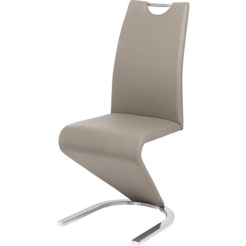 Eetkamerstoelen Vrijdragende stoel in Z-model in set van 2 508119