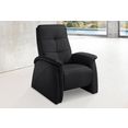 exxpo - sofa fashion fauteuil met relaxfunctie en 2 armleuningen zwart