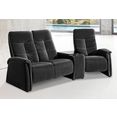 exxpo - sofa fashion 3-zitsbank met relaxfunctie zwart