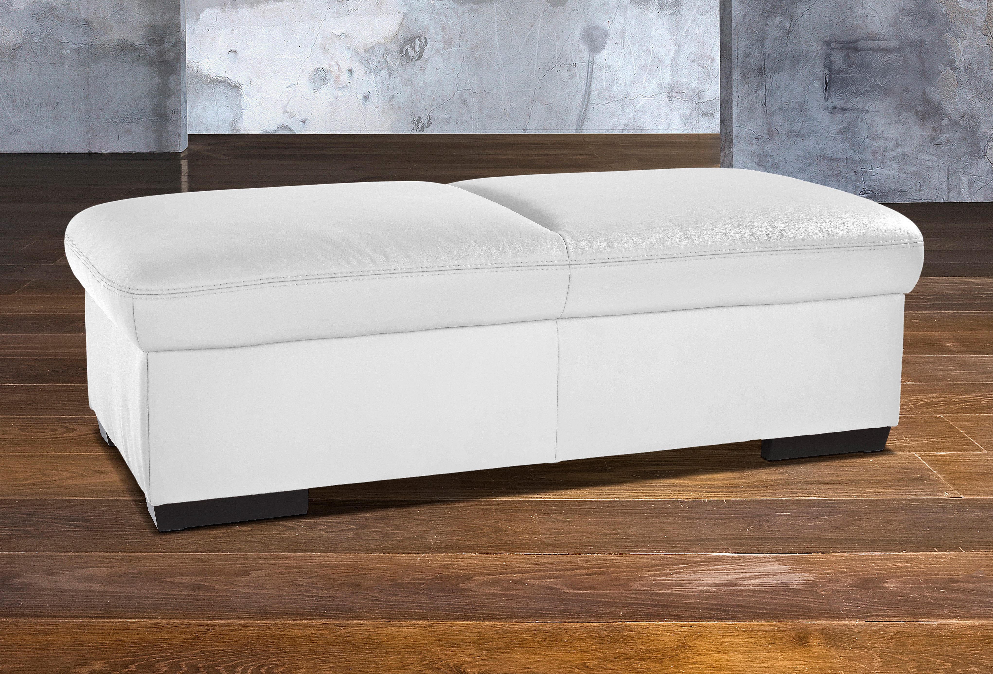 exxpo - sofa fashion Hocker Salerno Bankhocker, comfortabel en gezellig hockers wit