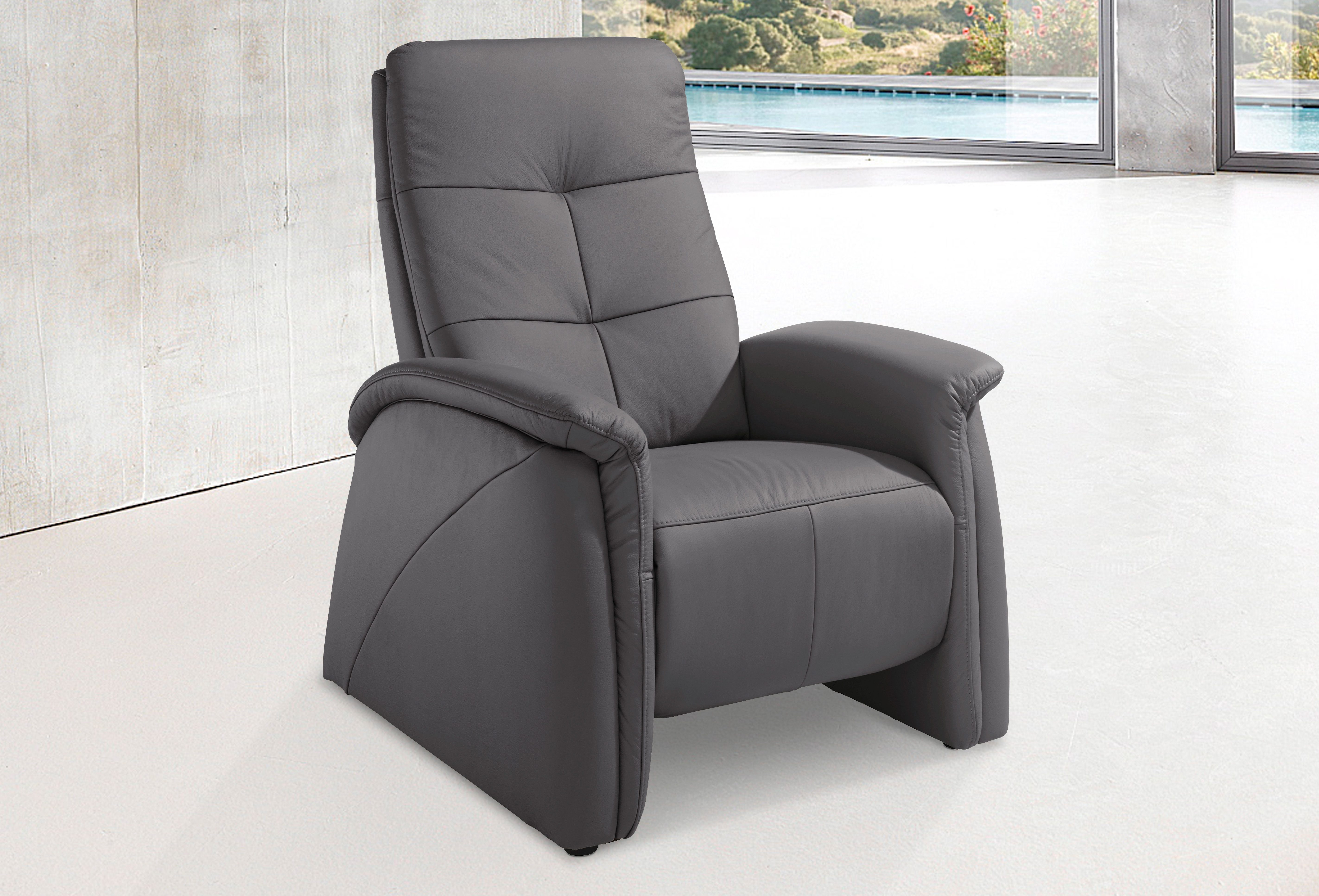 exxpo - sofa fashion Fauteuil Tivoli, hoge rugleuningstoel, relaxstoel, bioscoopstoel, comfortabel (set) fauteuils grijs