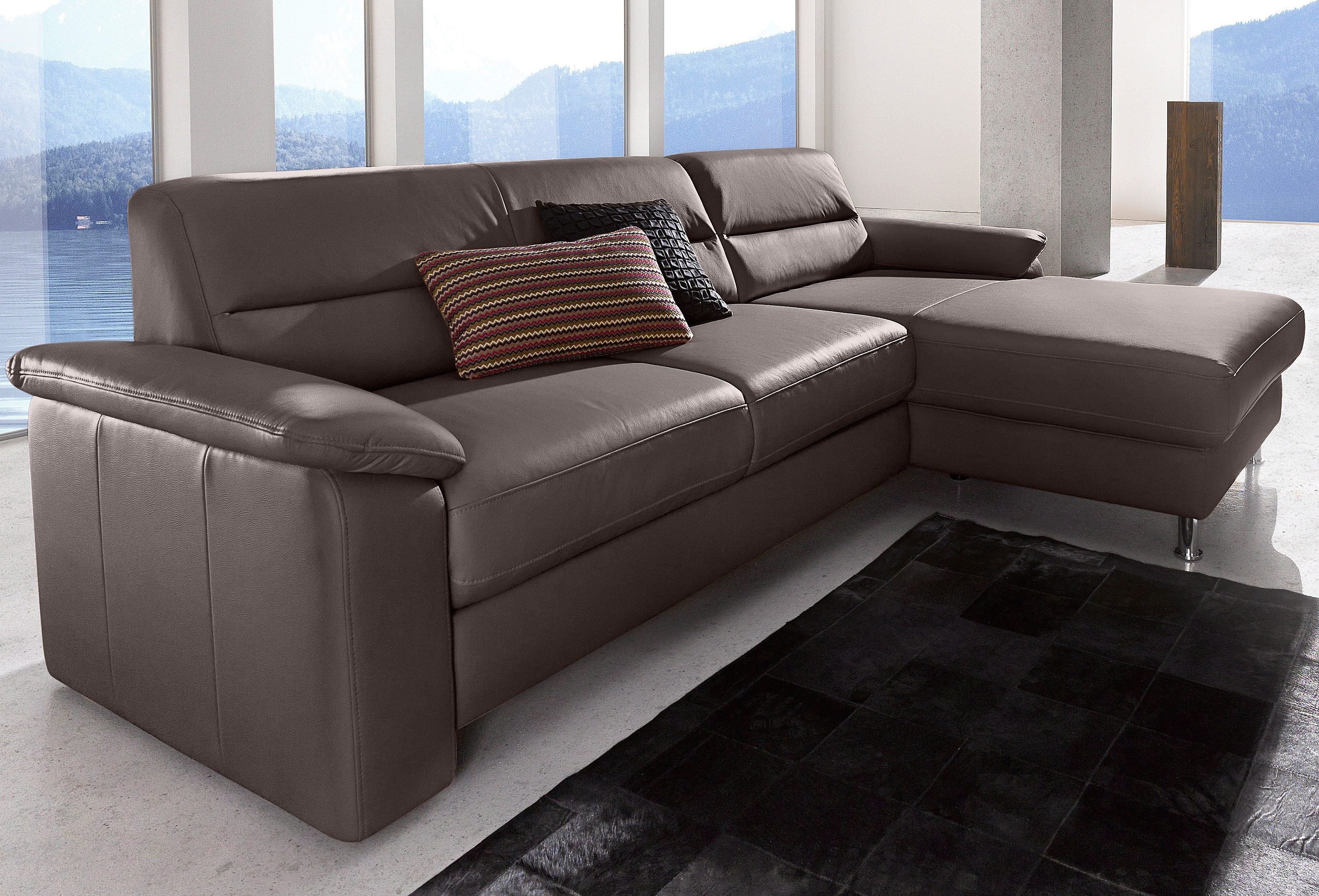 Sit&more Hoekbank Ascara L-vorm inclusief boxspring/binnenveringsinterieur, naar keuze met slaapfunctie
