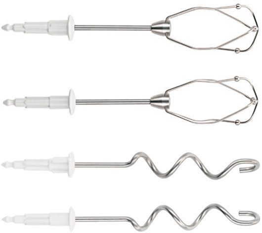 BOSCH Handmixer Styline MFQ40301, Edelst. Mixstaaf/knethaken, 5 standen, lichtgeel