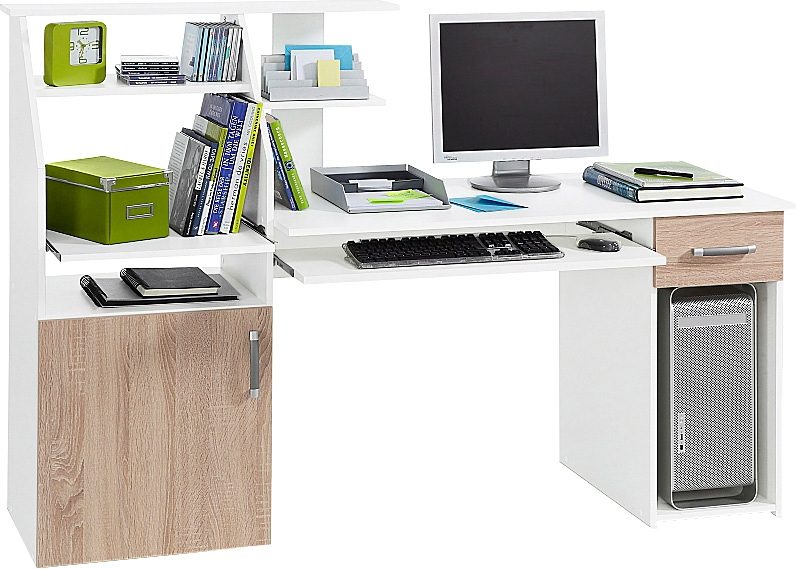 VOGL Möbelfabrik Bureau Don met uittrekplank voor het toetsenbord, made in germany