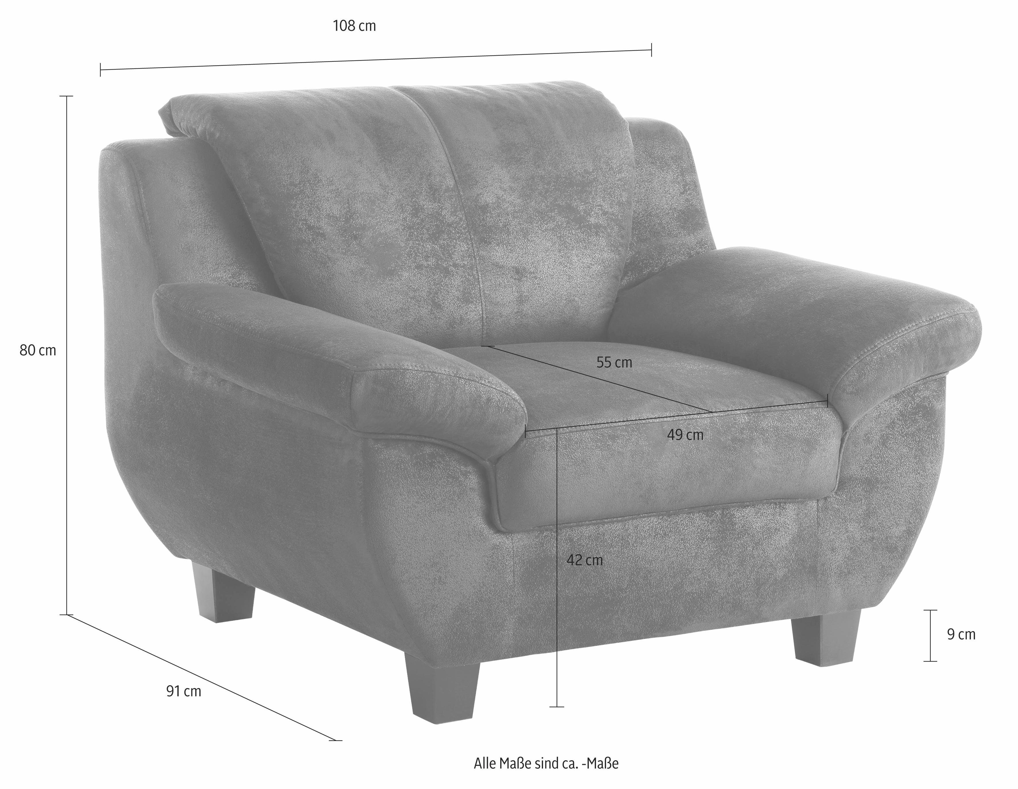 Home affaire Fauteuil Yesterday in 3 stofkwaliteiten