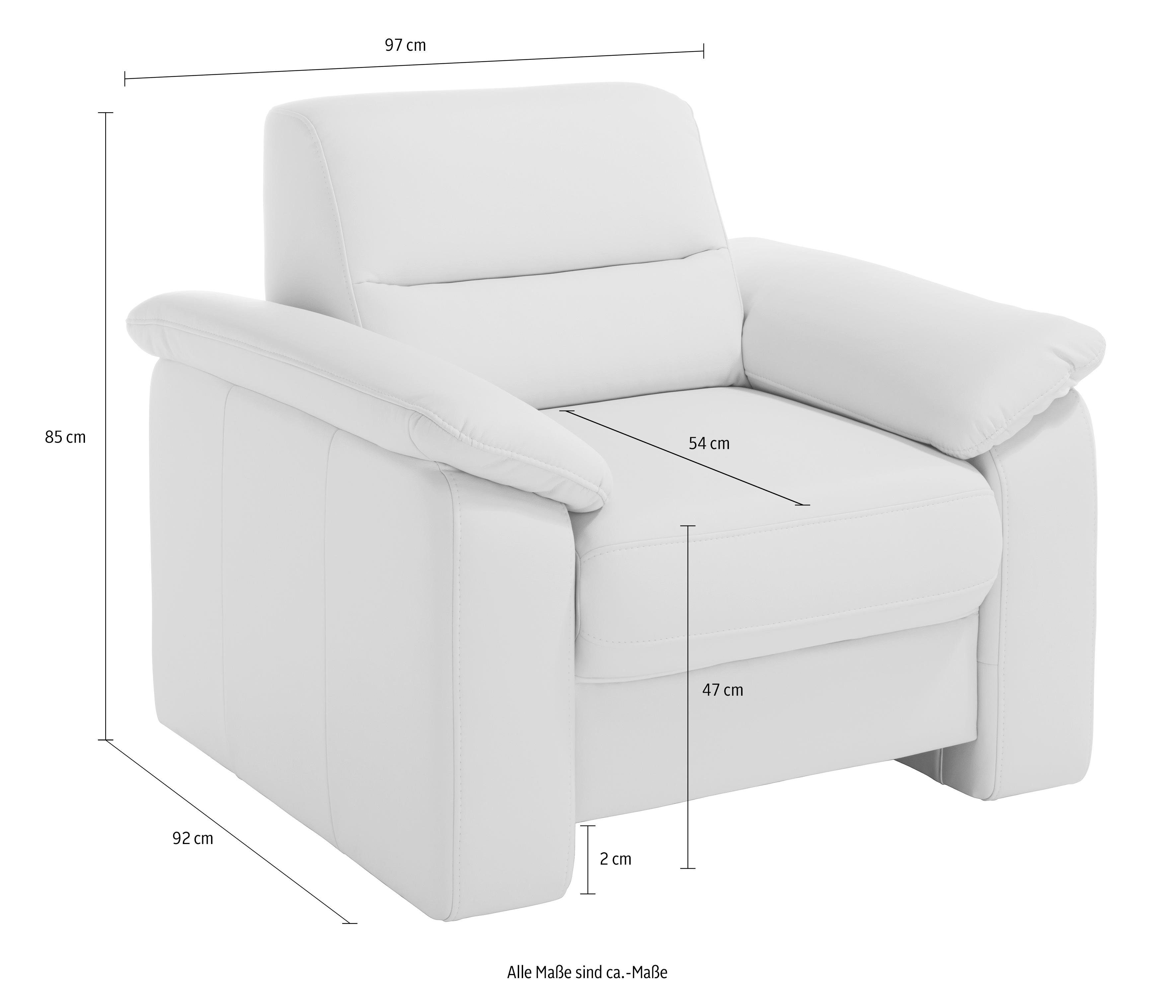 sit&more Fauteuil Ascara inclusief een comfortabele veerkern