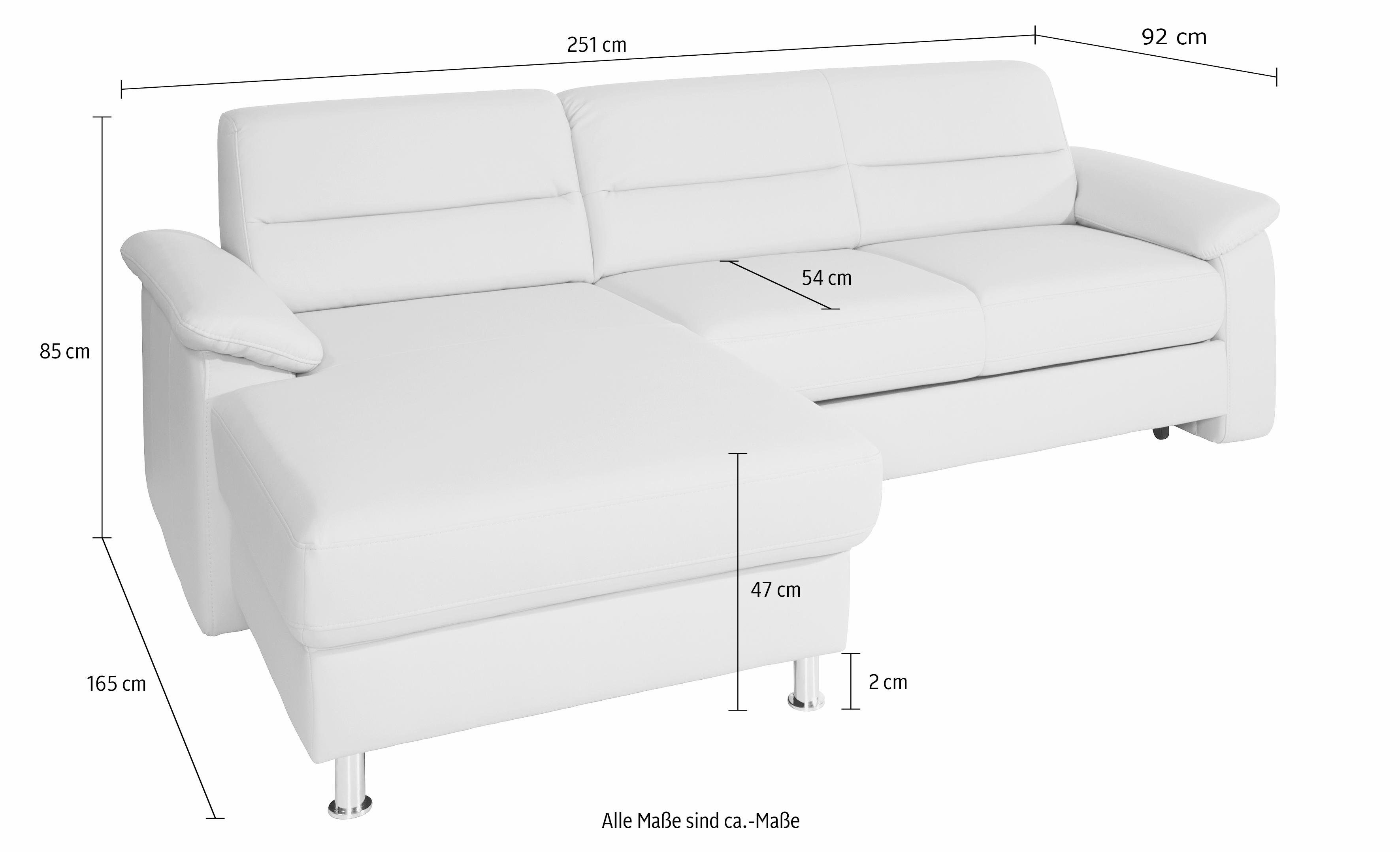 sit&more Hoekbank Top Ascara L-vorm inclusief boxspring/binnenveringsinterieur, comfortabele binnenvering