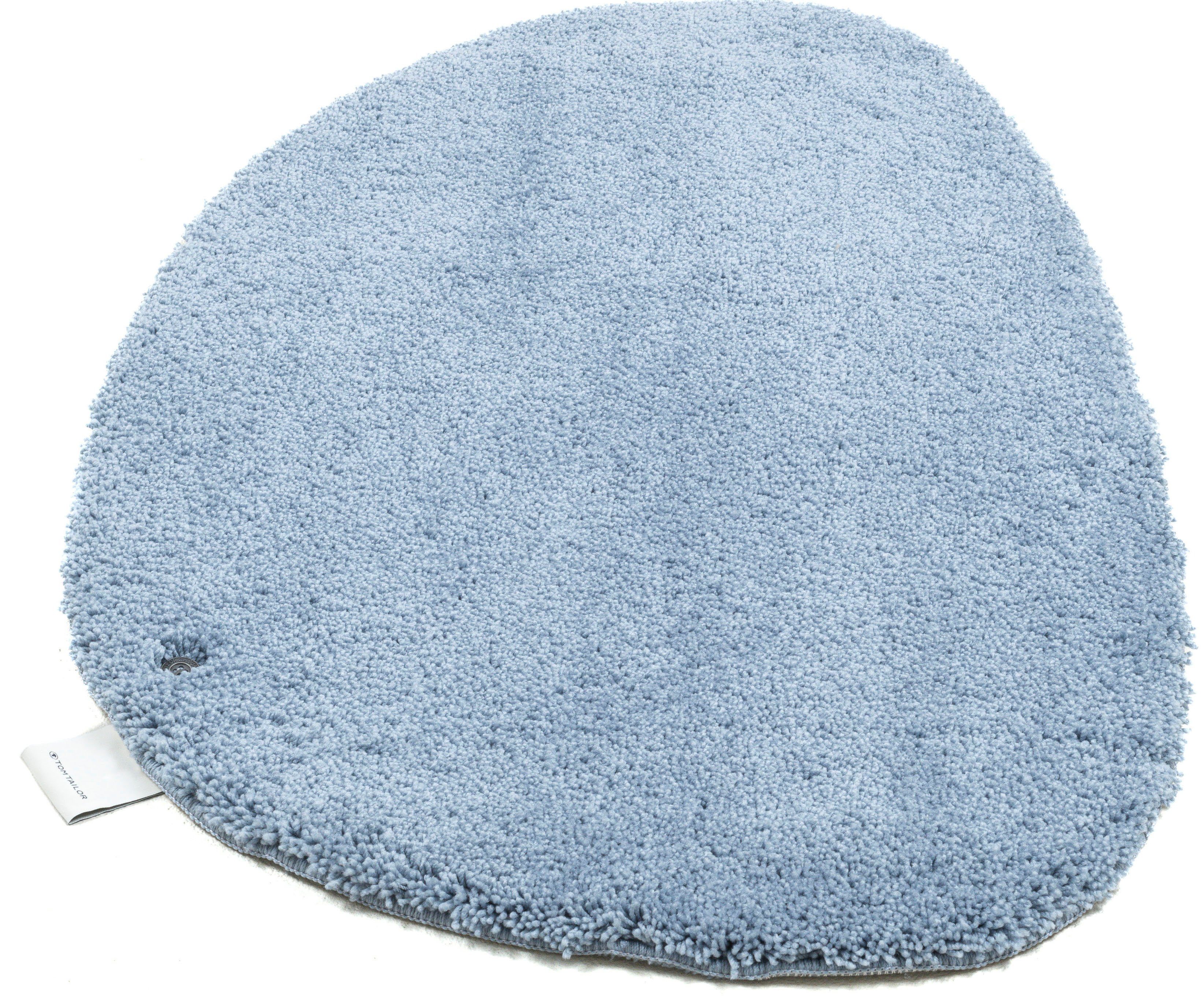 Tom Tailor Badmat Cozy Bath UNI Badmat, effen kleuren, rechthoekig, rond en ovaal verkrijgbaar (1 stuk) badmatten blauw