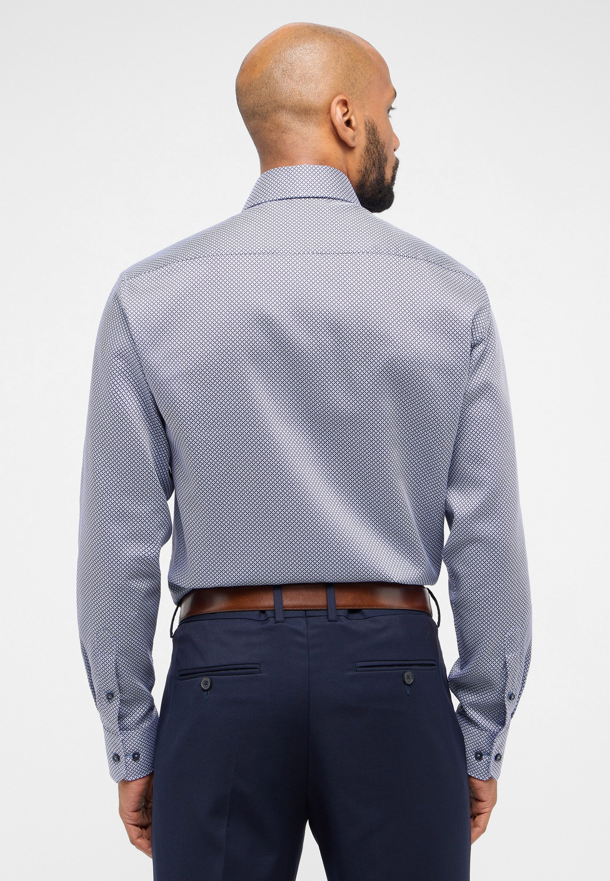 Eterna Overhemd met lange mouwen MODERN FIT NON IRON (strijkvrij)