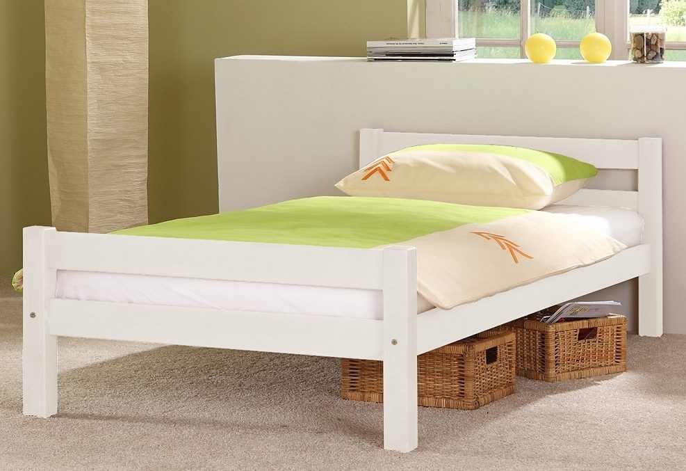 Relita Massief houten ledikant optioneel met matras bedden wit