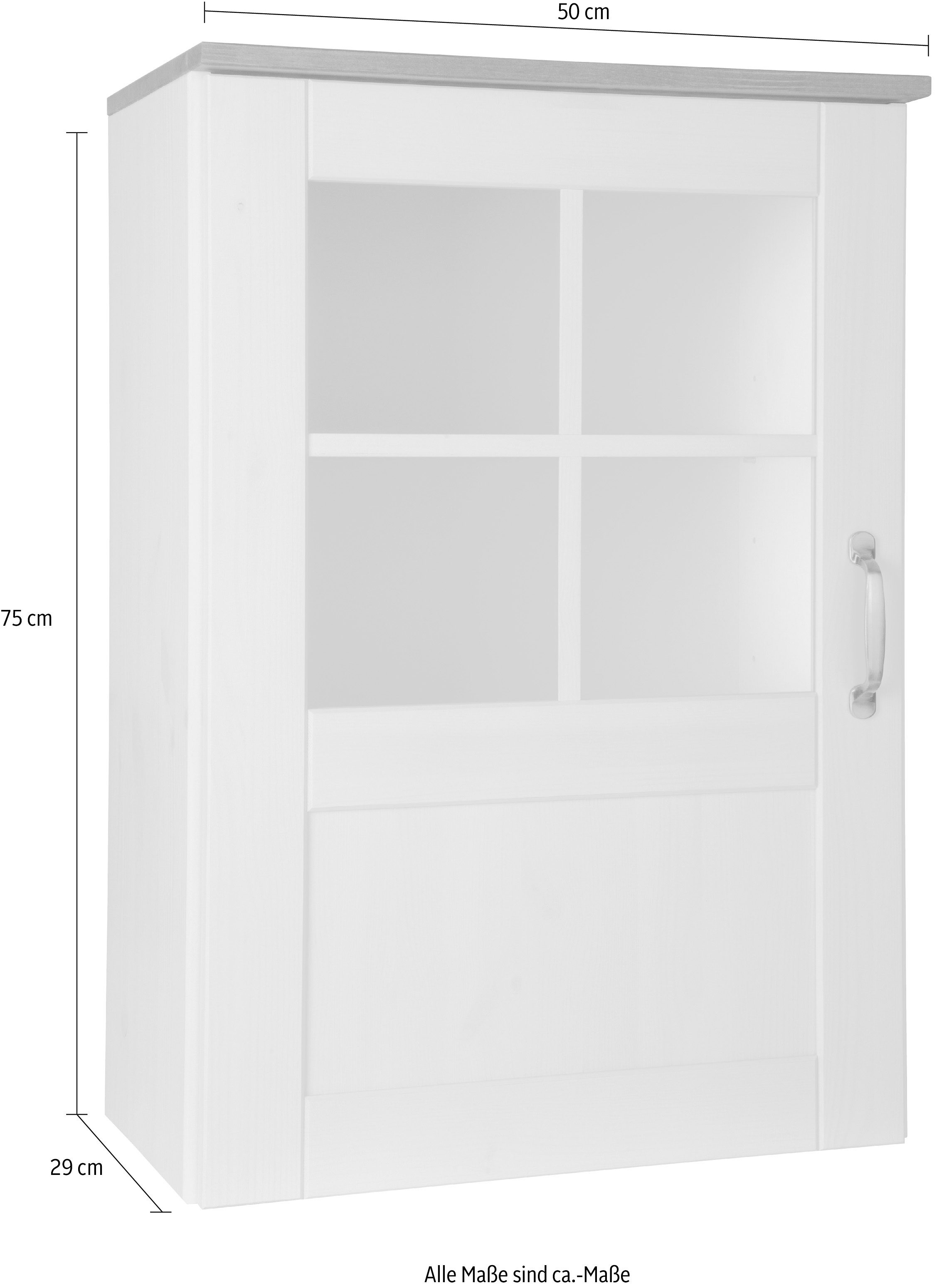 Home affaire Hangend kastje Alby Breedte 50 cm, 1 deur