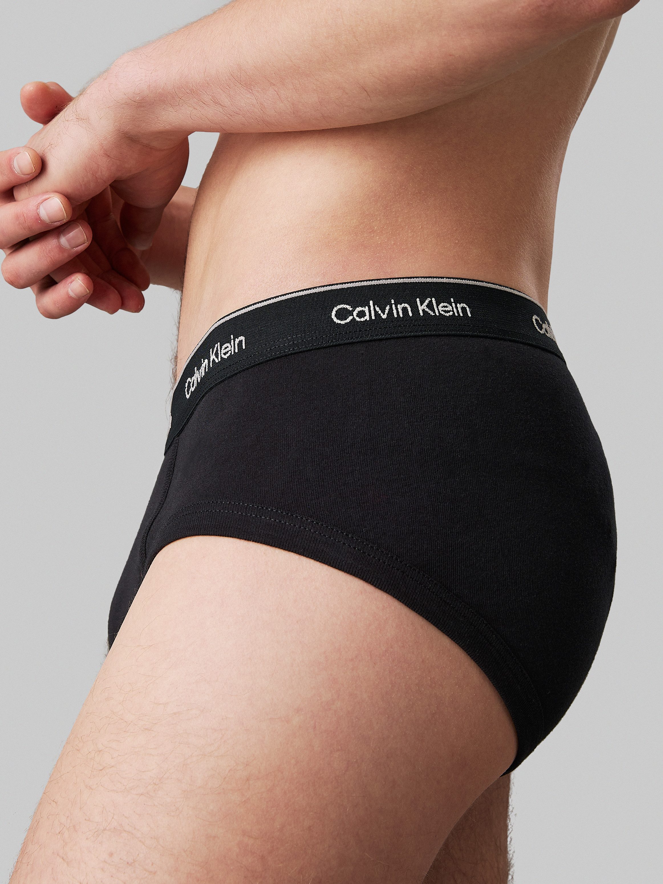 Calvin Klein Hipster HIP BRIEF 3PK met logo-elastische tailleband (3 stuks) (Set van 3)