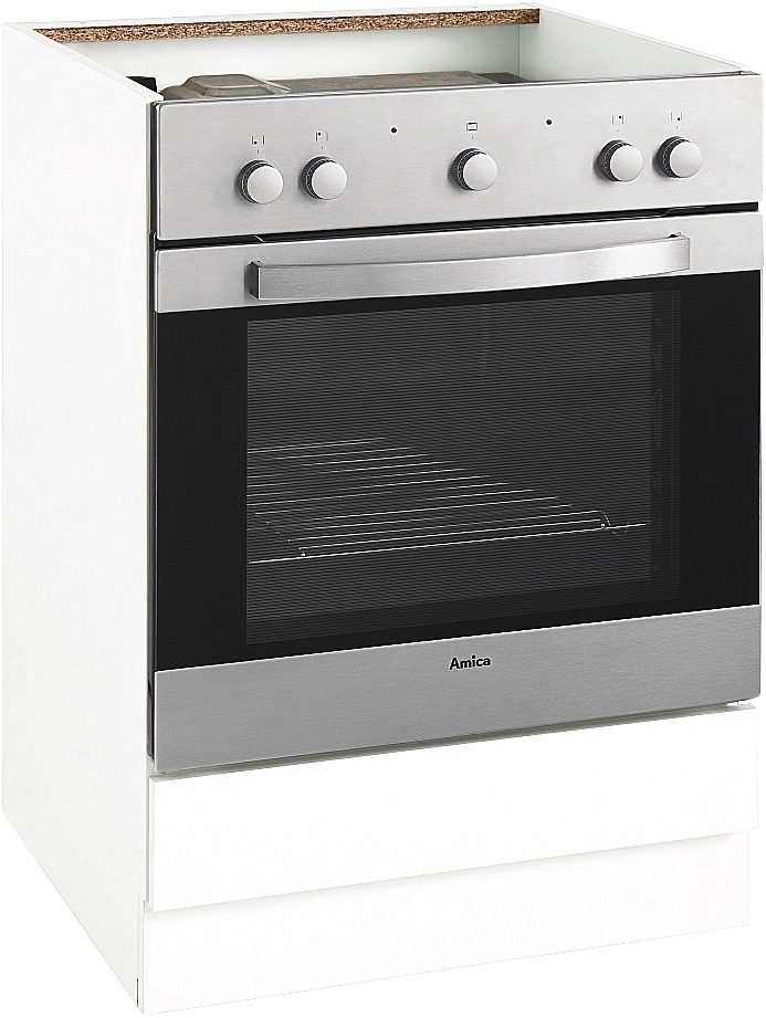 wiho Küchen Ombouwkast voor oven Flexi Hoogte 82 cm ombouwkasten wit