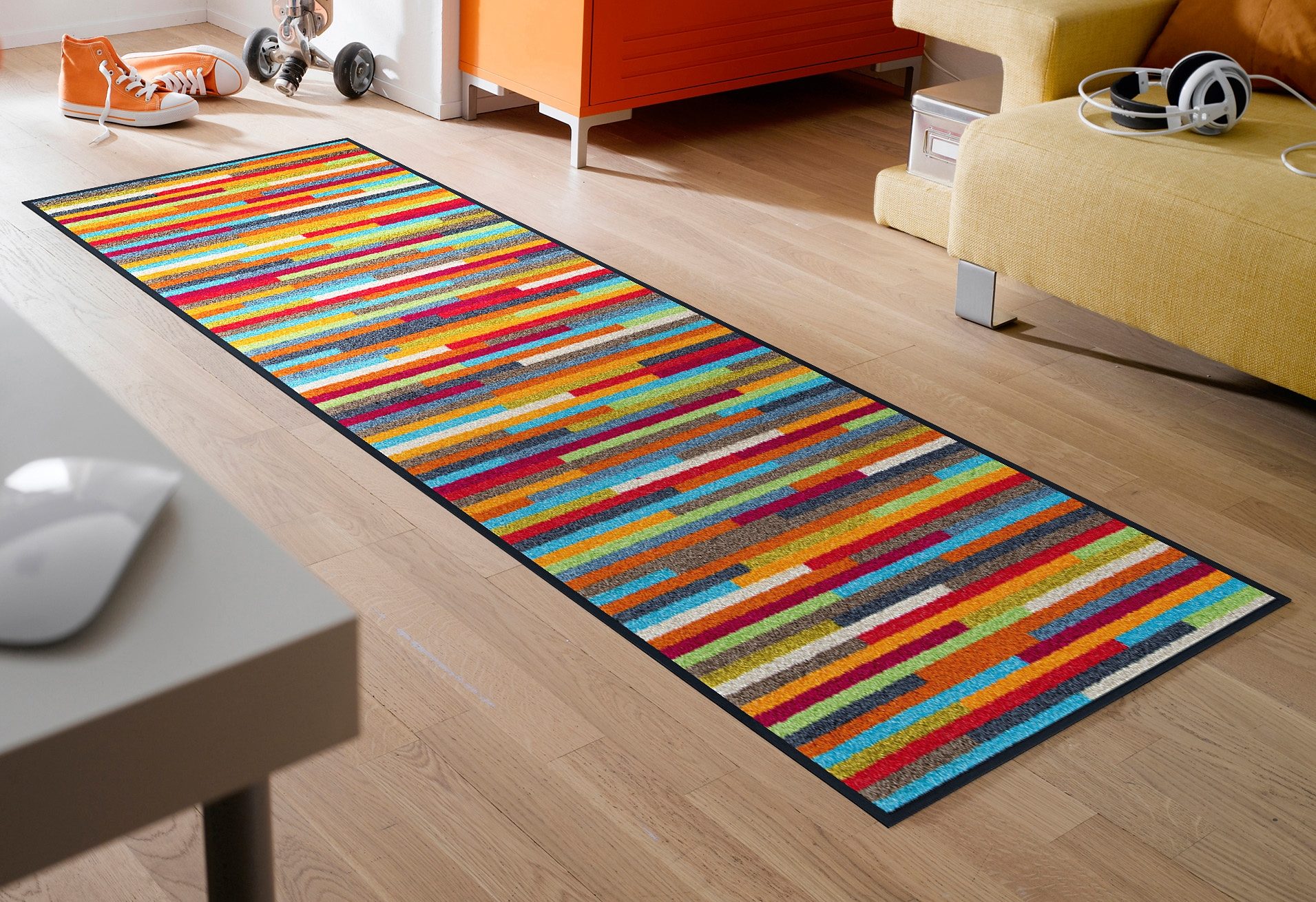 wash+dry by Kleen-Tex Loper Mikado Stripes Inloopmatten, modern streepdessin, antislip, wasbaar