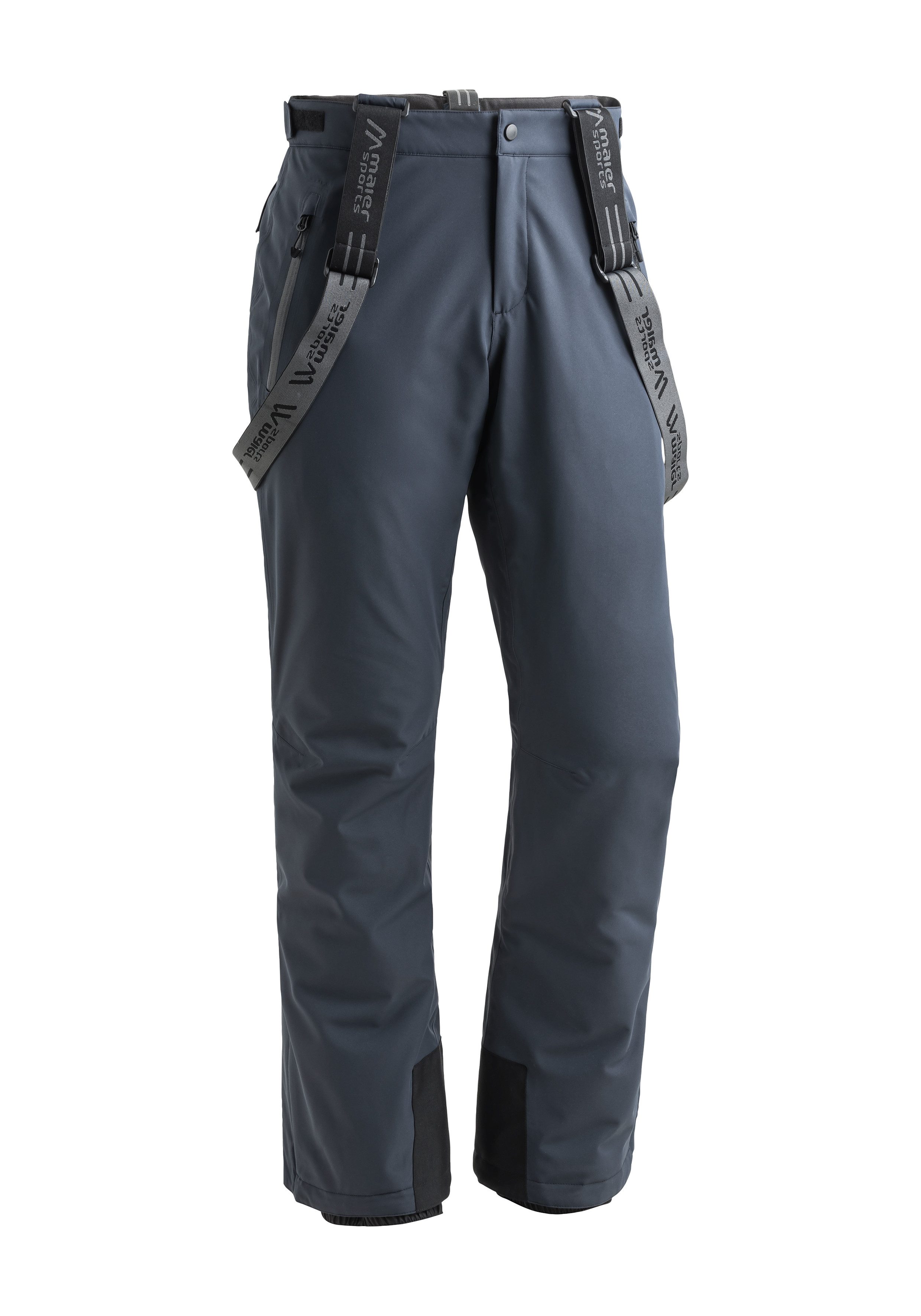 Maier Sports Skibroek Anton Vent slim Heren sneeuwbroek met bretels wind waterdicht slim fit
