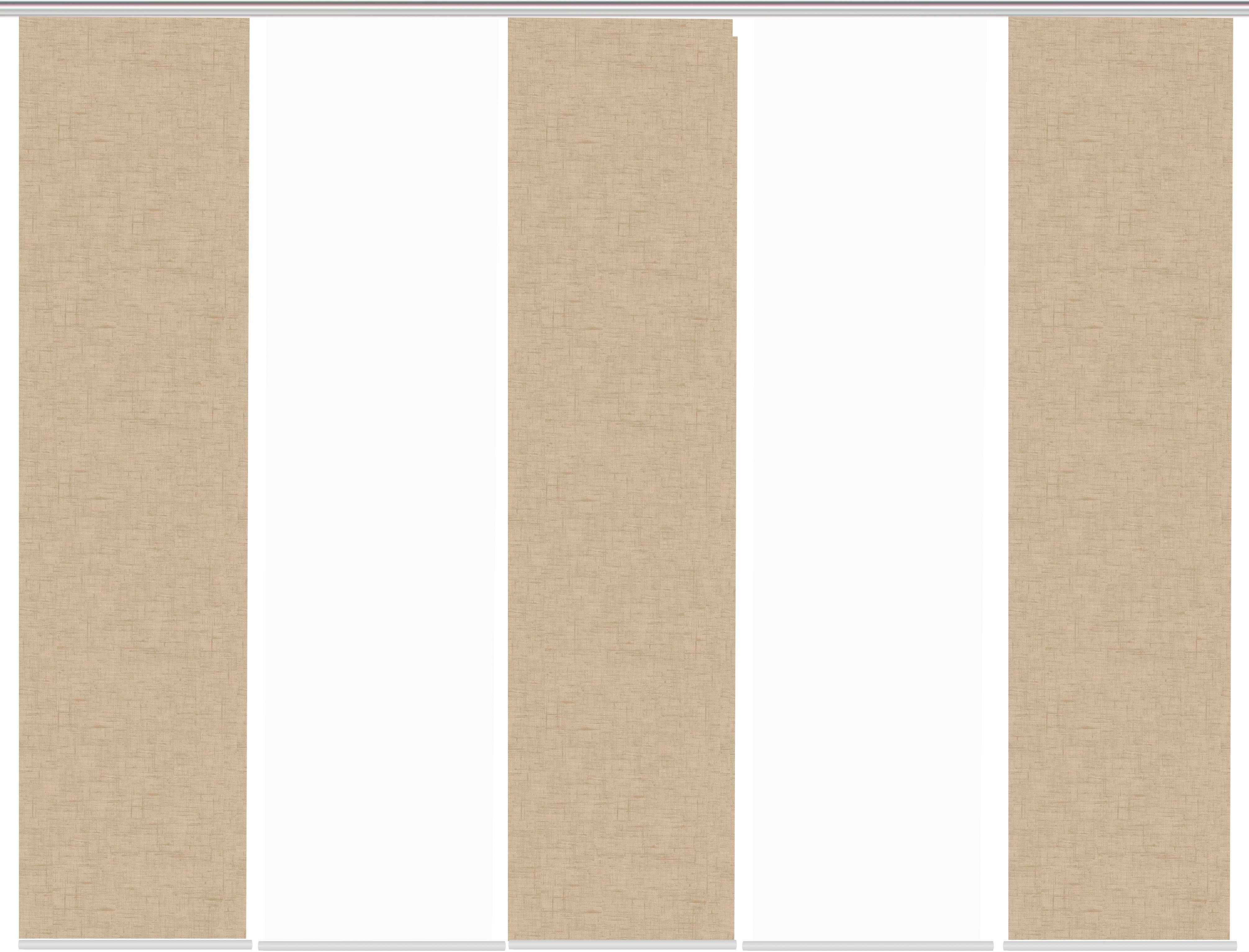 HOME WOHNIDEEN Paneelgordijn PIVE set van 5 Paneelgordijn Digidruk 5-delige set PIVE (5 stuks)