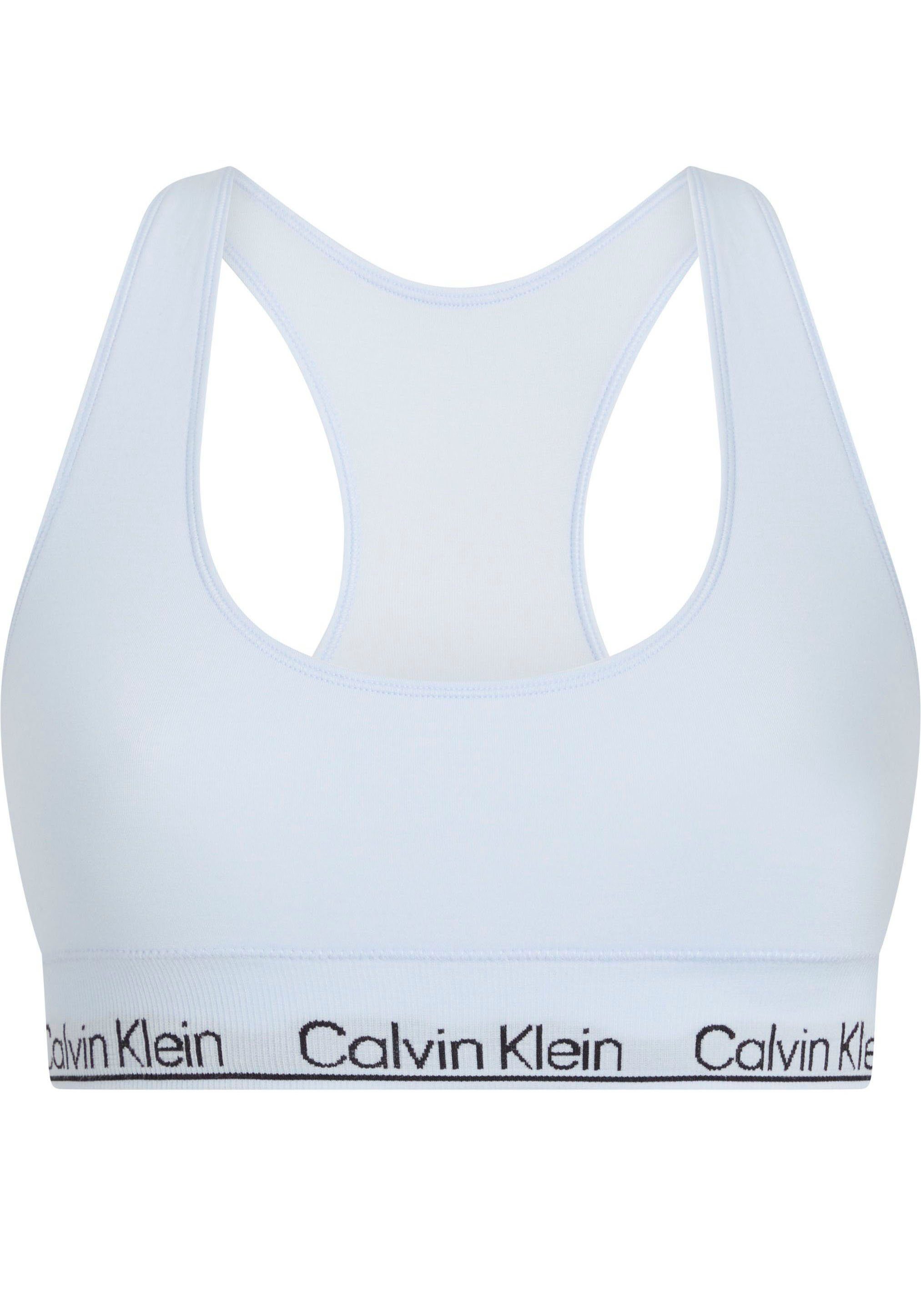 Calvin Klein Bralette RACERBACK BRALETTE met ck-logo-opschrift