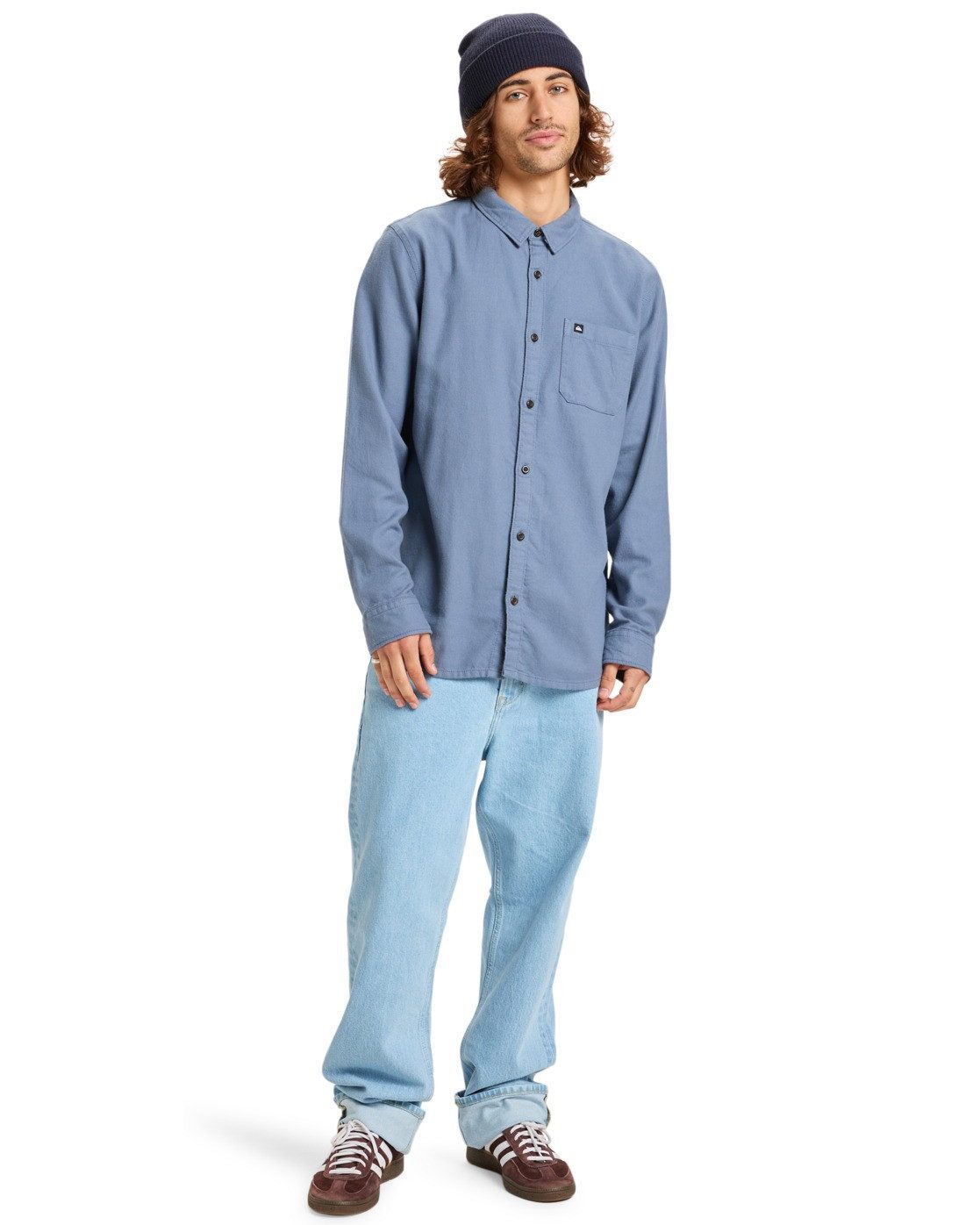 Quiksilver Overhemd met lange mouwen Motherfly Solid