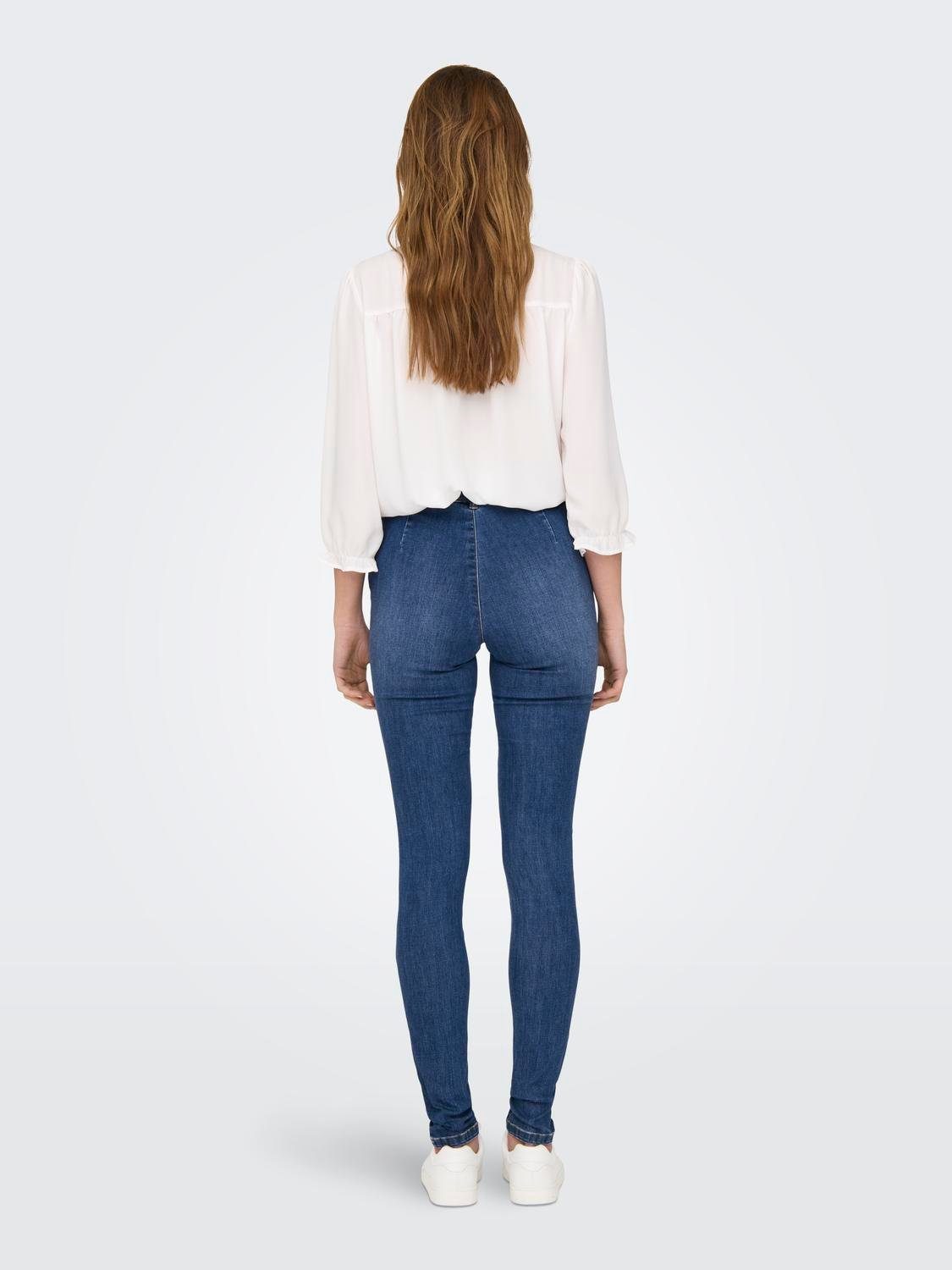 Only Skinny fit jeans ONLWAUW MID SK ZIP CUT DNM