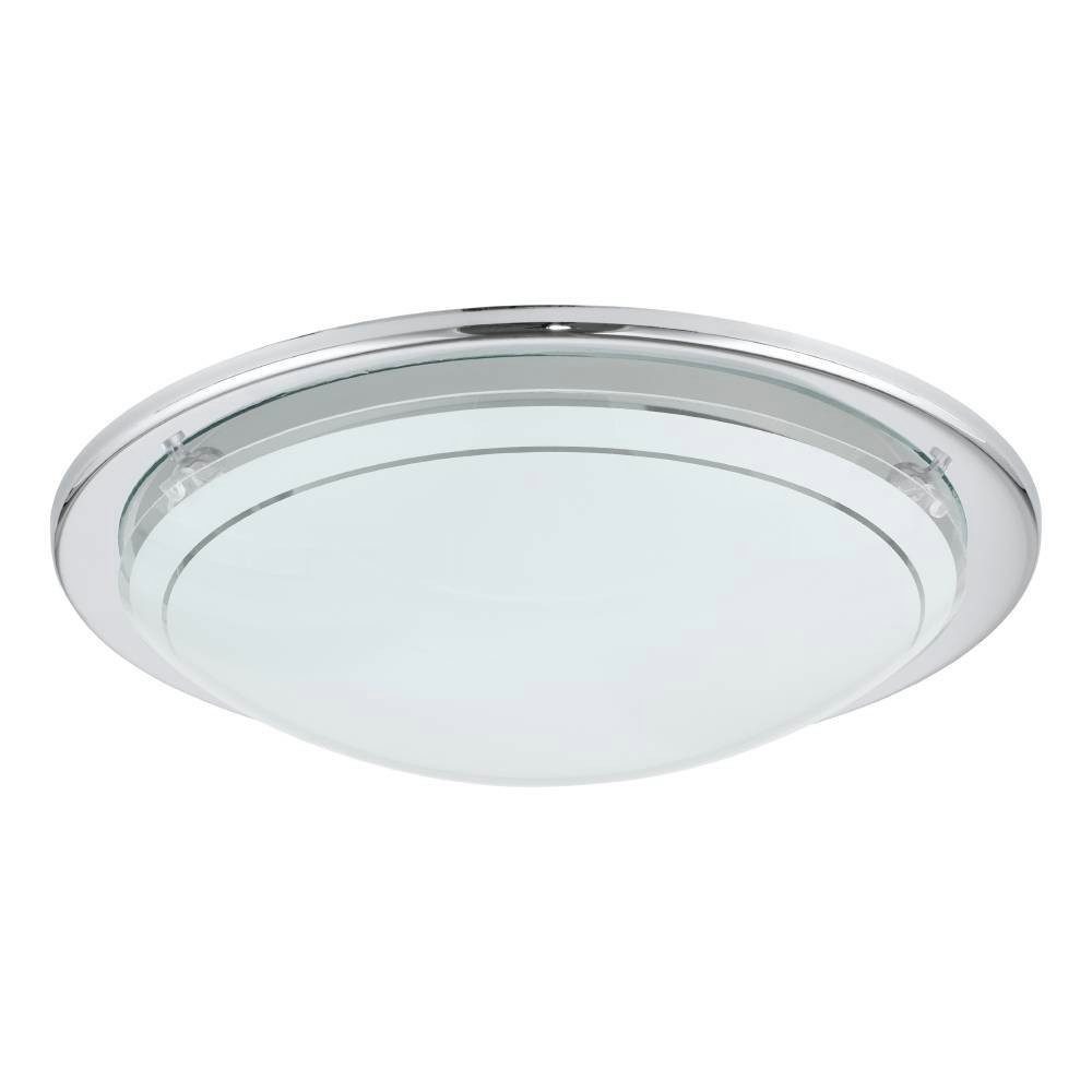 EGLO Plafondlamp PLANET 1 plafondlamp, chroom, staal, glas, keukenlamp, E27 (1 stuk)