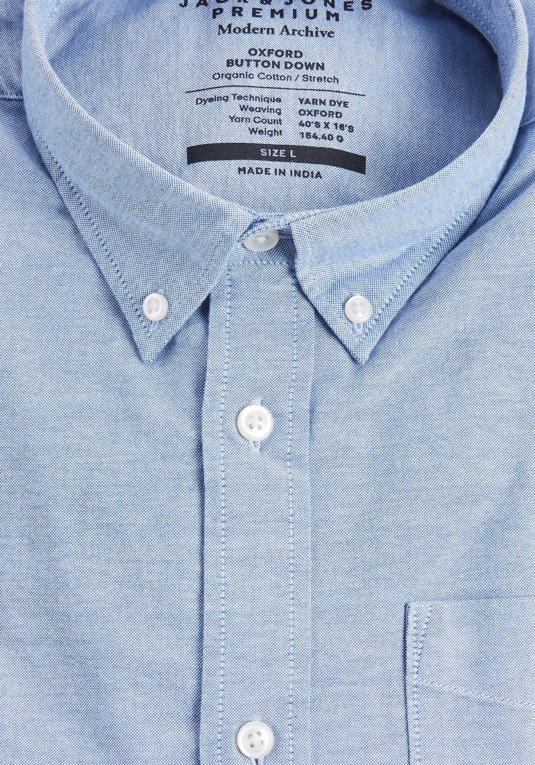 Jack & Jones Overhemd met lange mouwen BROOK OXFORD met button-downkraag