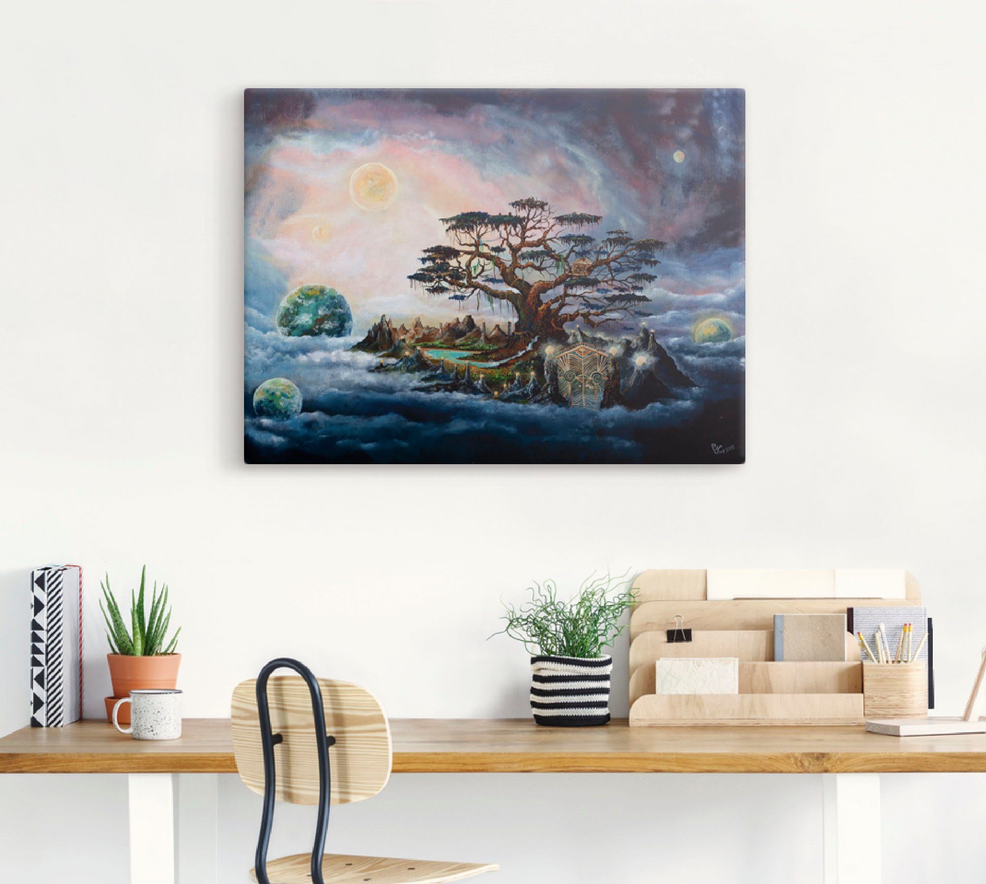 Artland Artprint De wereldwachters als artprint van aluminium, artprint op linnen, muursticker of poster in verschillende maten