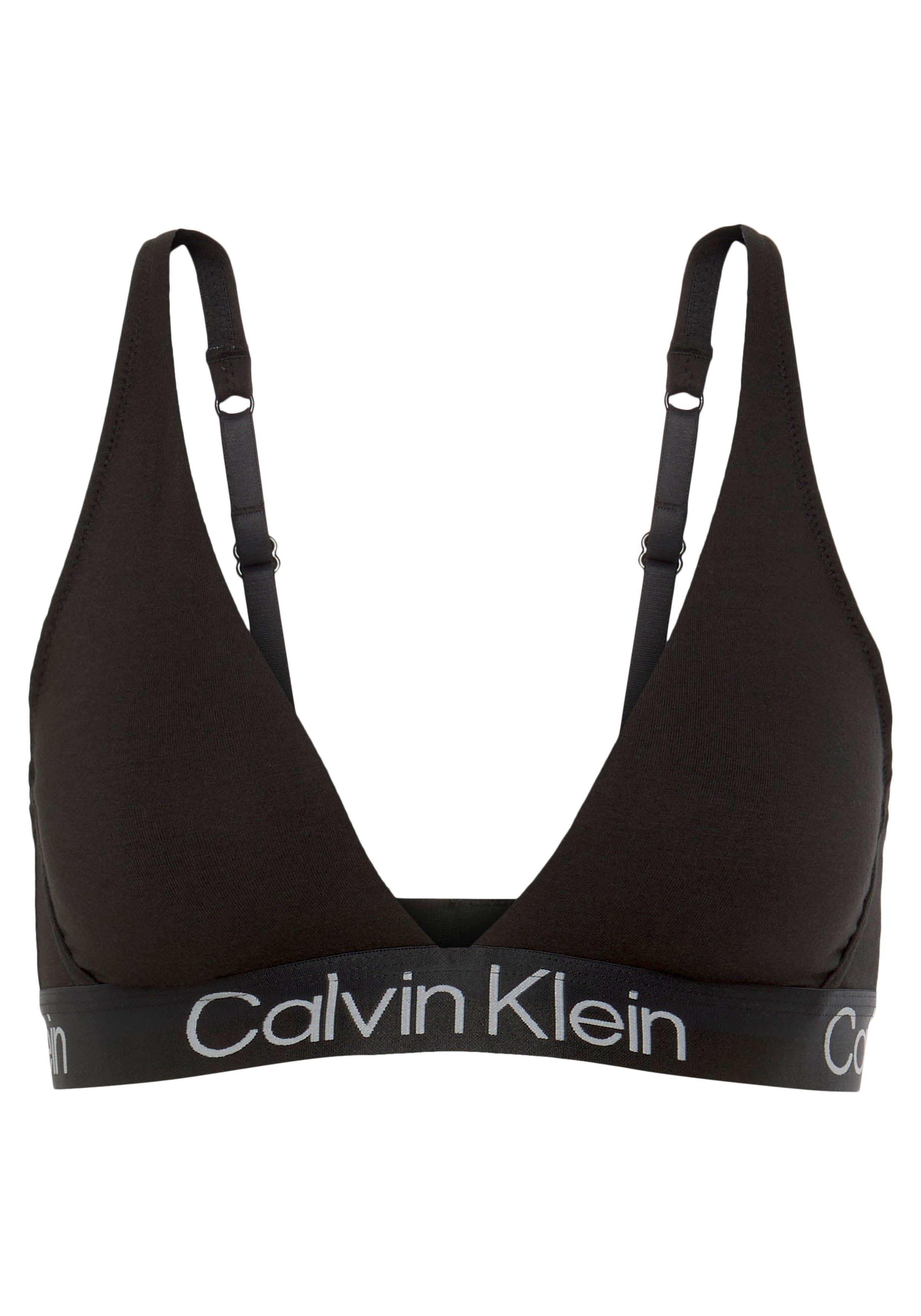 Calvin Klein Triangel-bh LIGHTLY LINED TRIANGLE met -logo op de elastische band