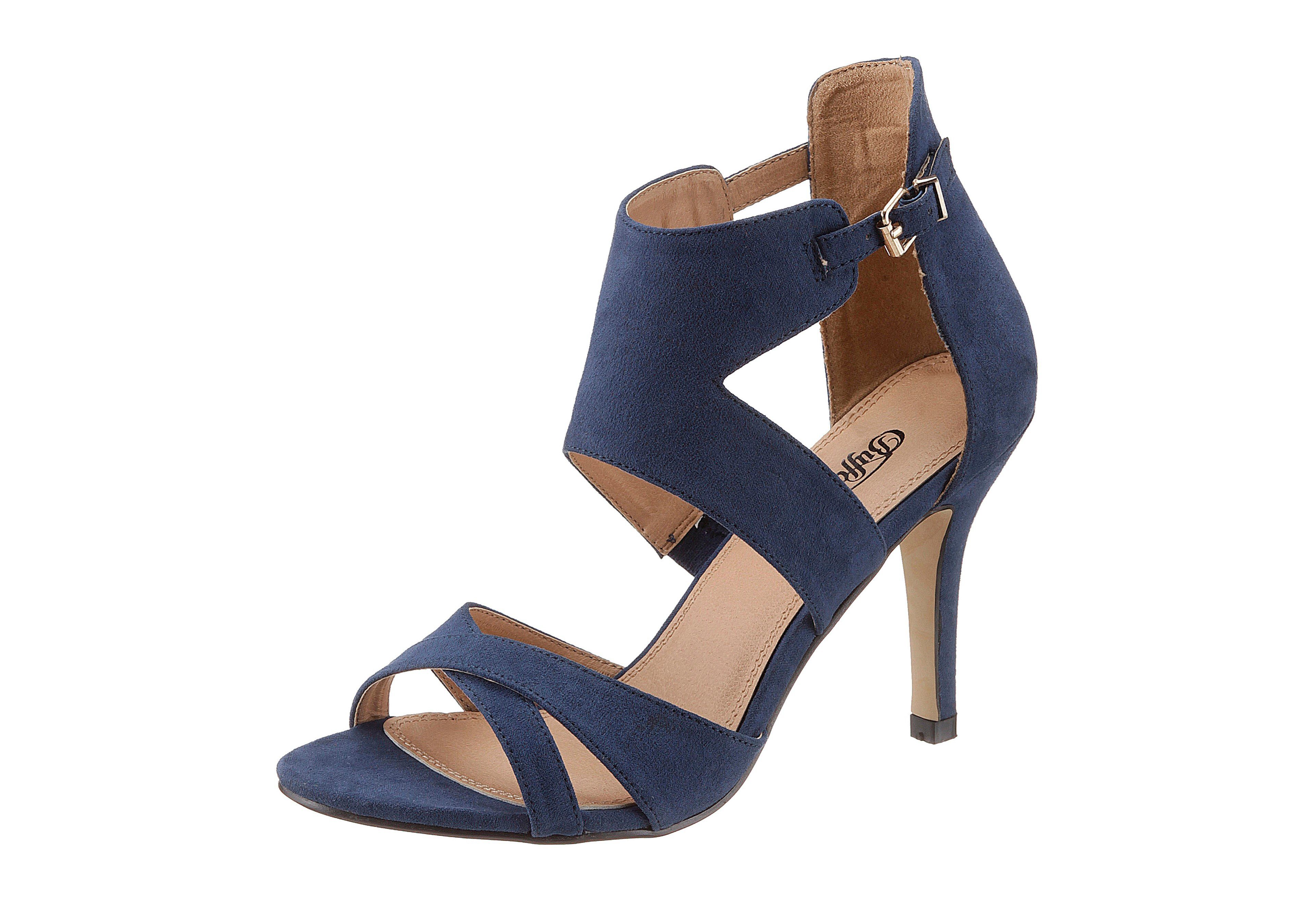 Dames schoen: BUFFALO GIRL Highheel-sandaaltjes in xuède-look