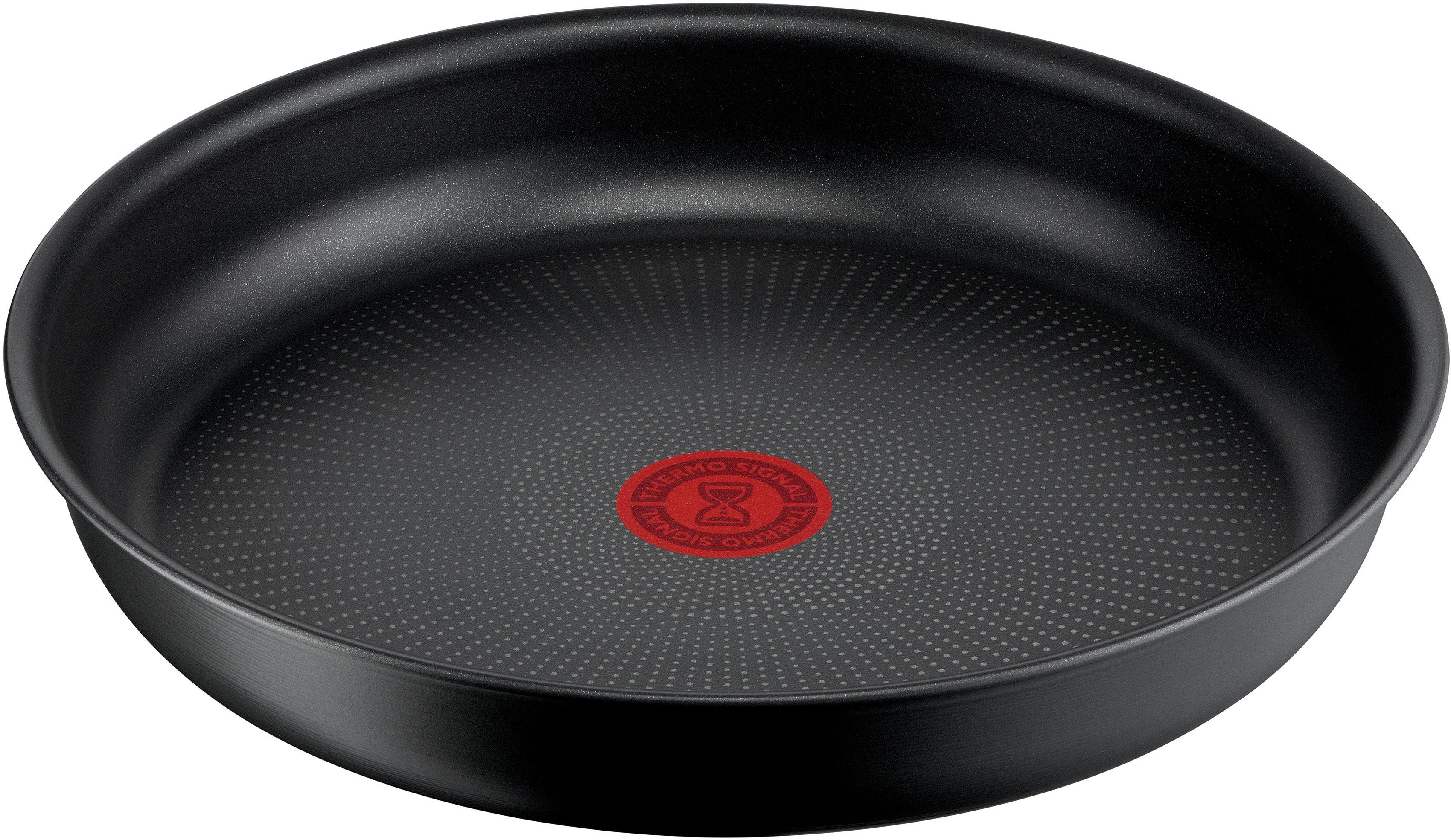 Tefal Pannenset L76491 Ingenio Ultimate, kookpan set inductie, anti-aanbaklaag geschikt voor alle kookplaten, thermo-signaal bij ideale baktemperatuur (set, 10-delig)