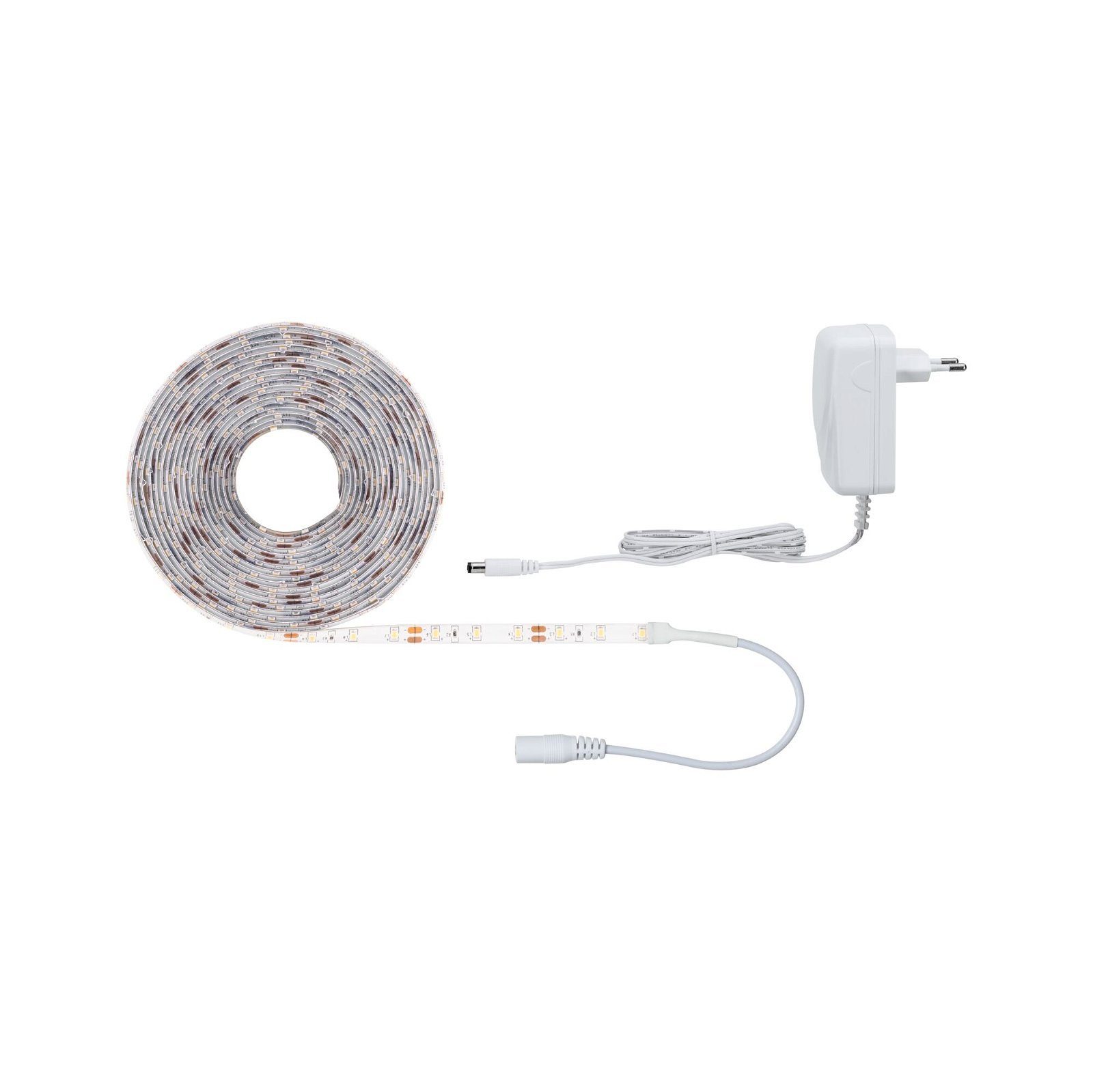 Paulmann Led-strepen SimpLED Strip Set 5m 17W 230/12V DC Wit Metaal Kunststof (1 stuk) led lichtsnoeren wit
