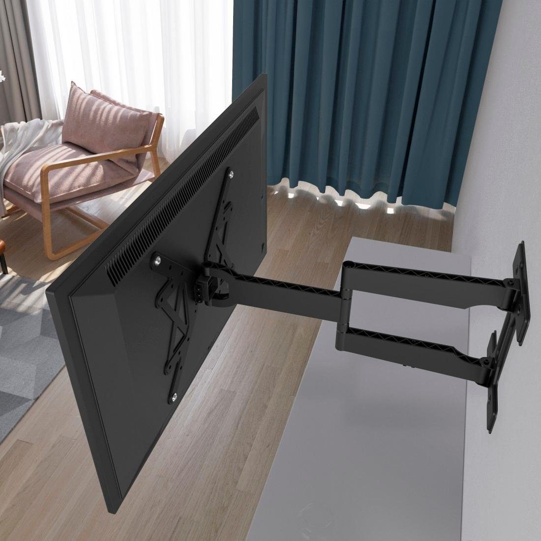 Hama Tv-wandhouder TV muurbeugel arm 72cm uitschuifbaar, 81 - 165 cm (32" - 65"),43",50",55"