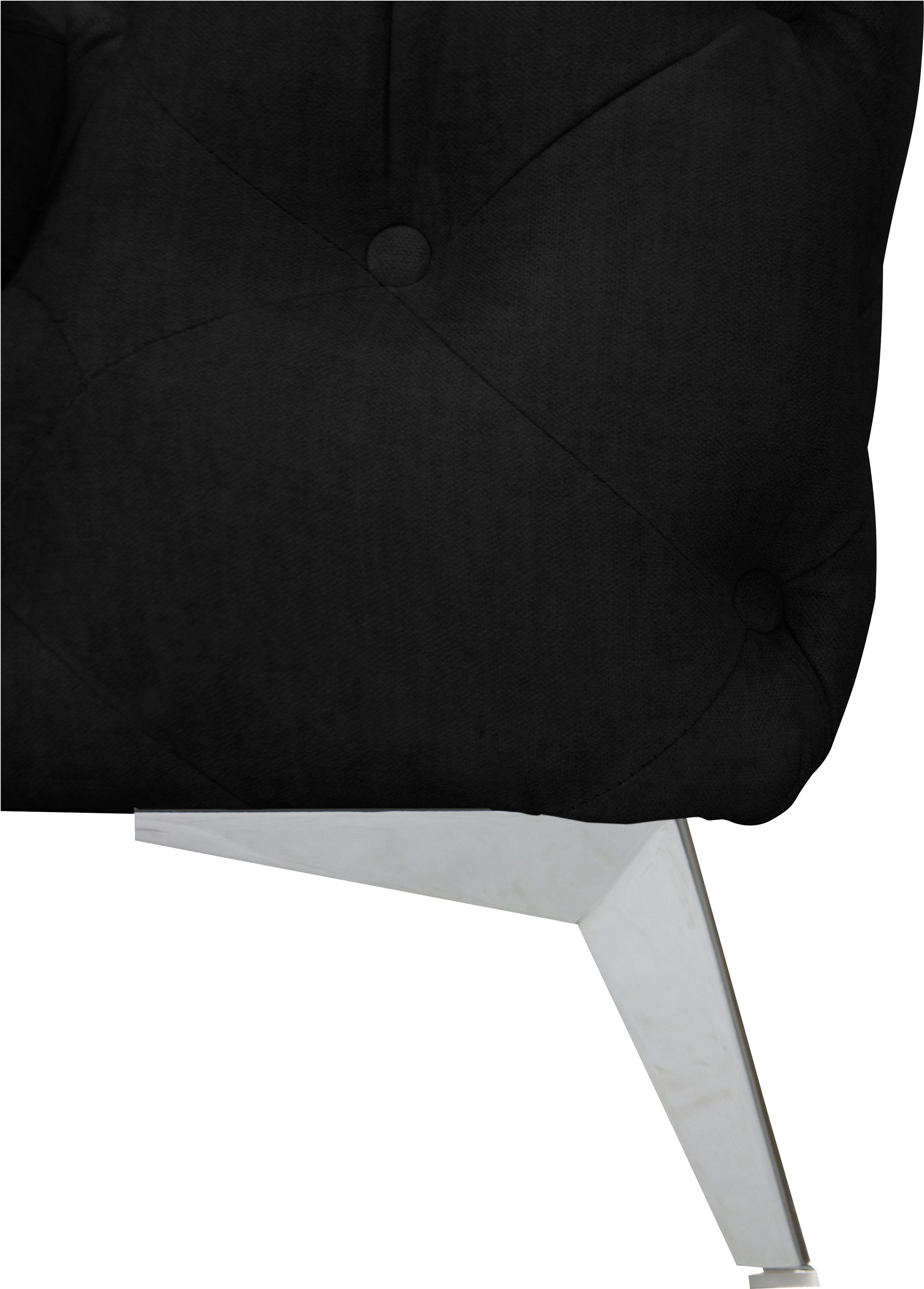 Leonique Chesterfield-bank Glynis luxueuze capitonnage, moderne chesterfield look, kleur van de poten ter keuze