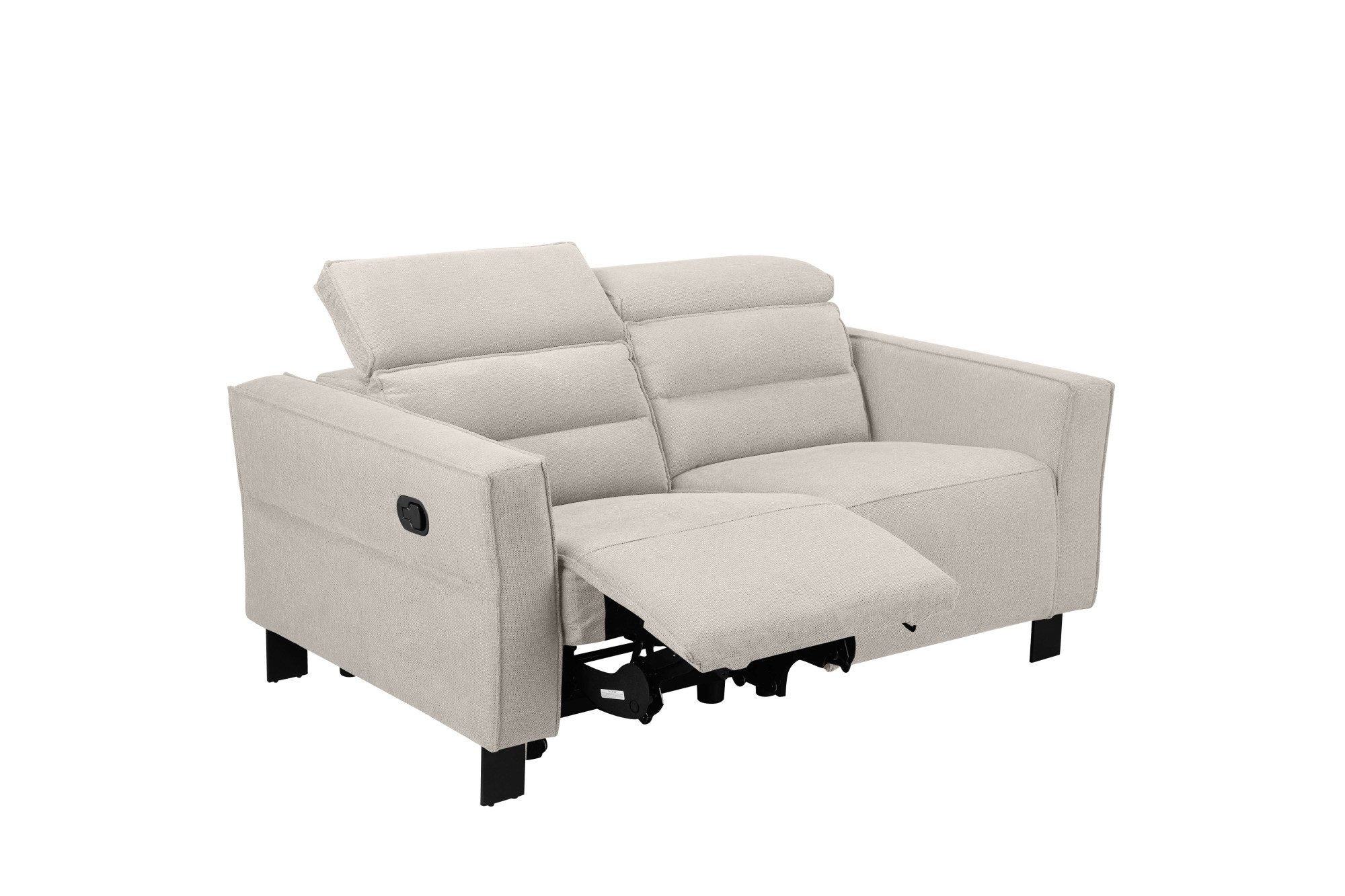 Places of Style 2-zitsbank Carpari, 162 cm, met handmatige of elektrische relaxfunctie