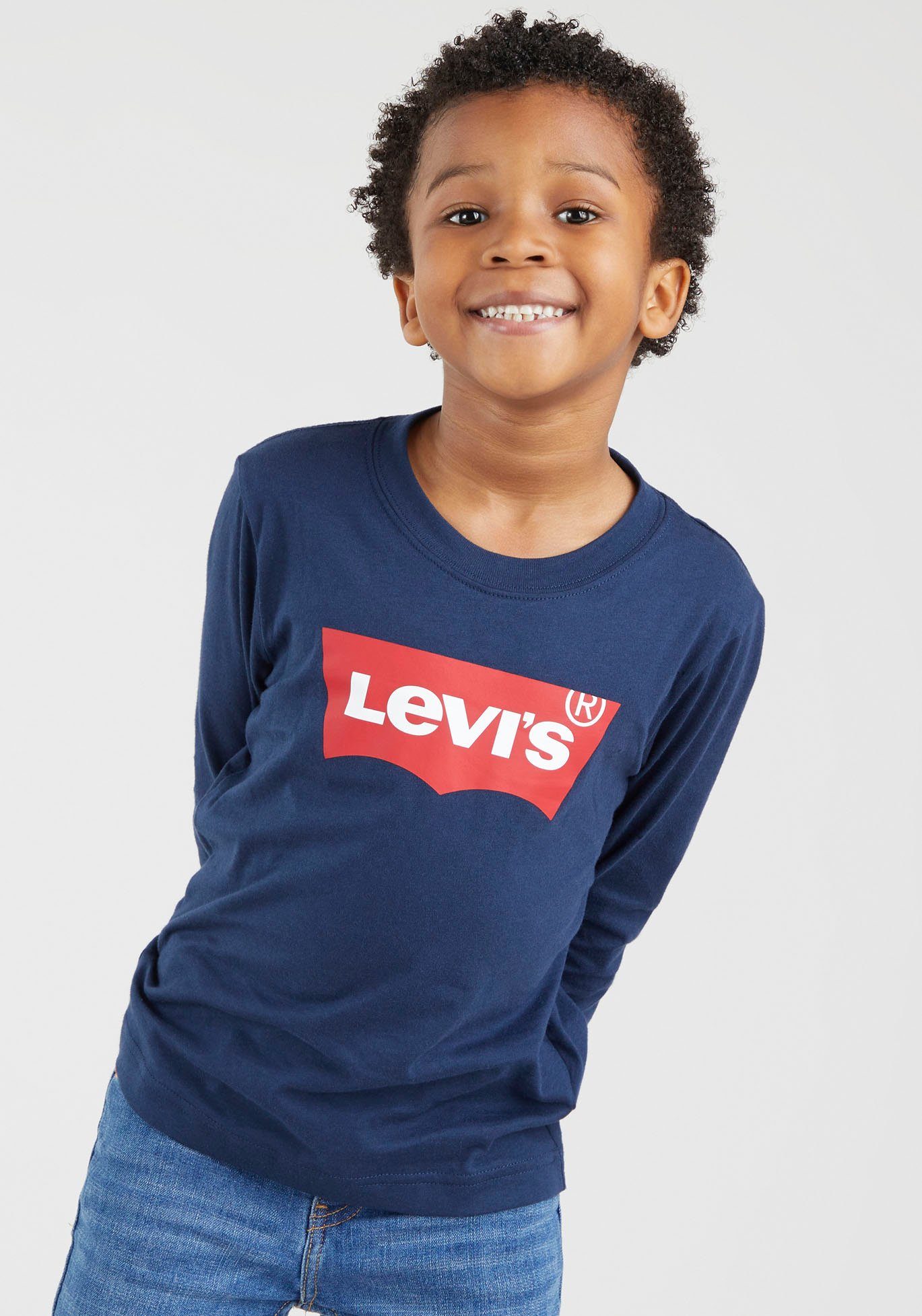 Levi's Kidswear Shirt met lange mouwen L/S BATWING TEE