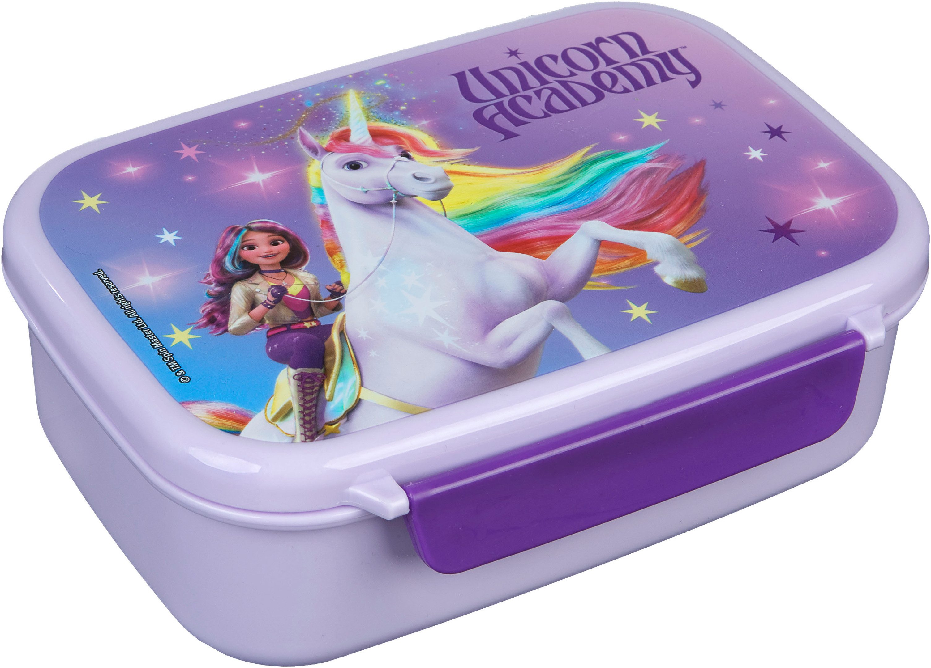 Scooli Lunchbox Broodtrommel + Fles, Unicorn Academy (2-delig)