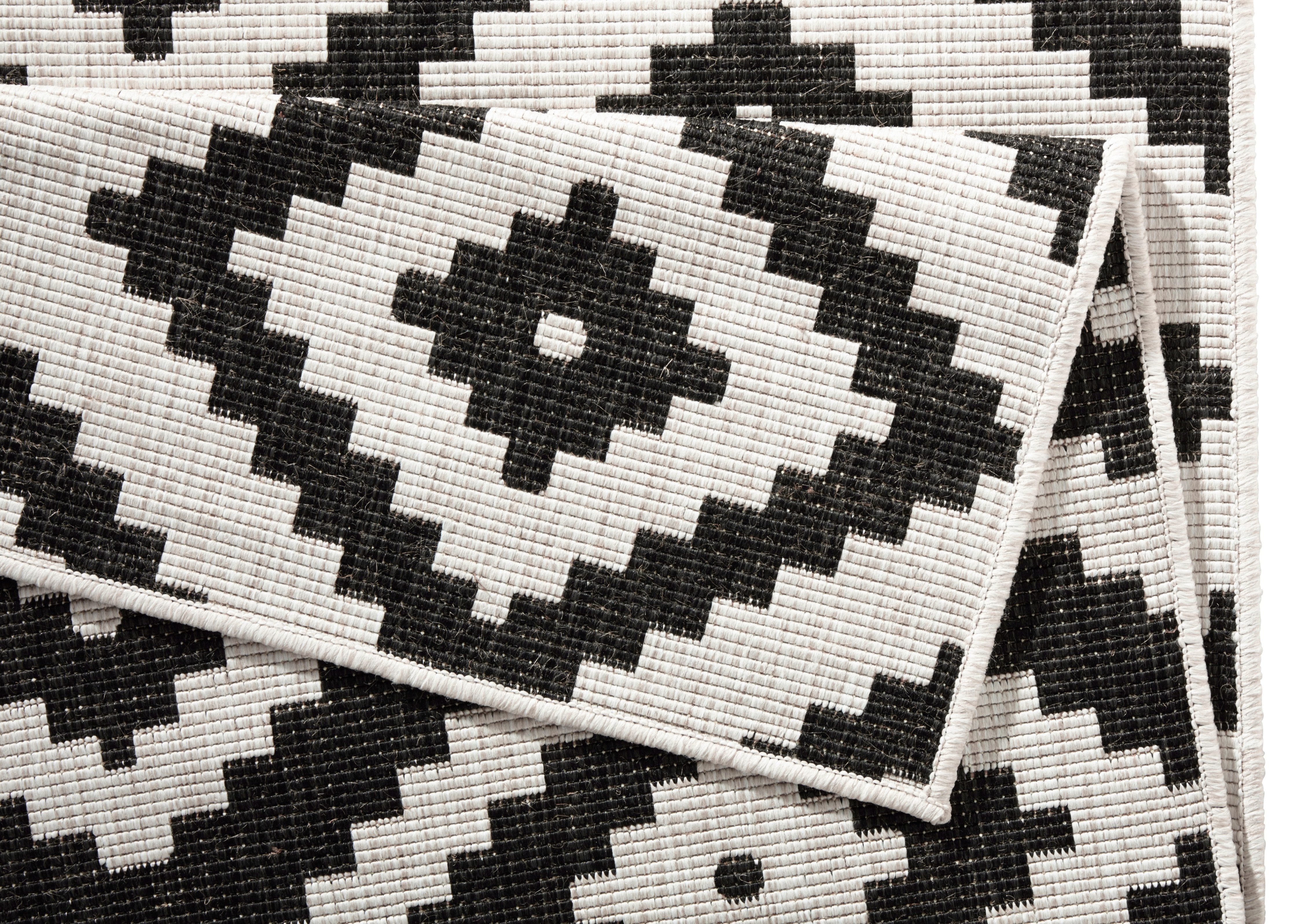 NORTHRUGS Vloerkleed Malta tweezijdig te gebruiken kleed Binnen- en buitengebruik, weerbestendig, balkon, terras, ruit, loper, woonkamer
