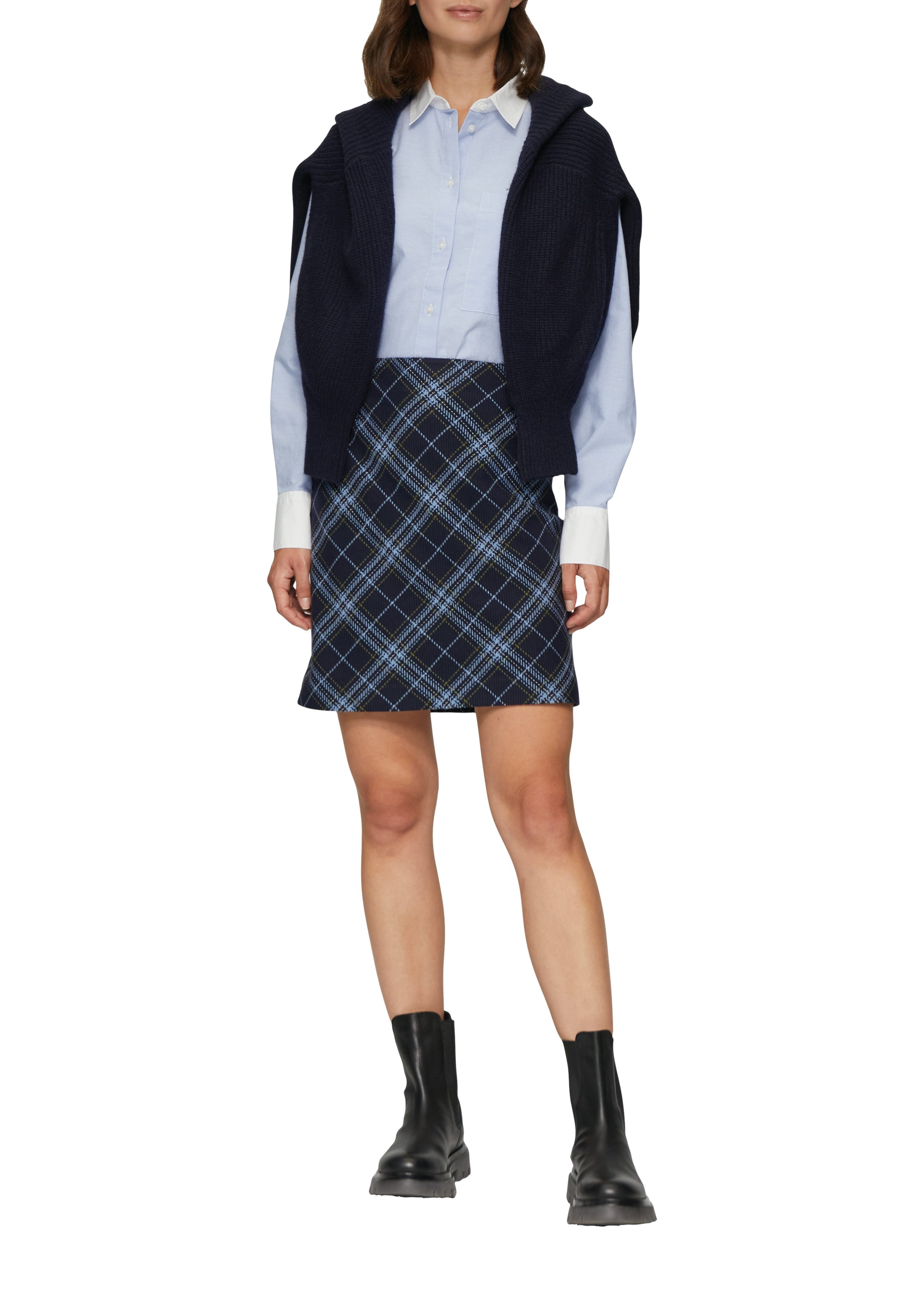 s.Oliver Blouse met lange mouwen met borstzak
