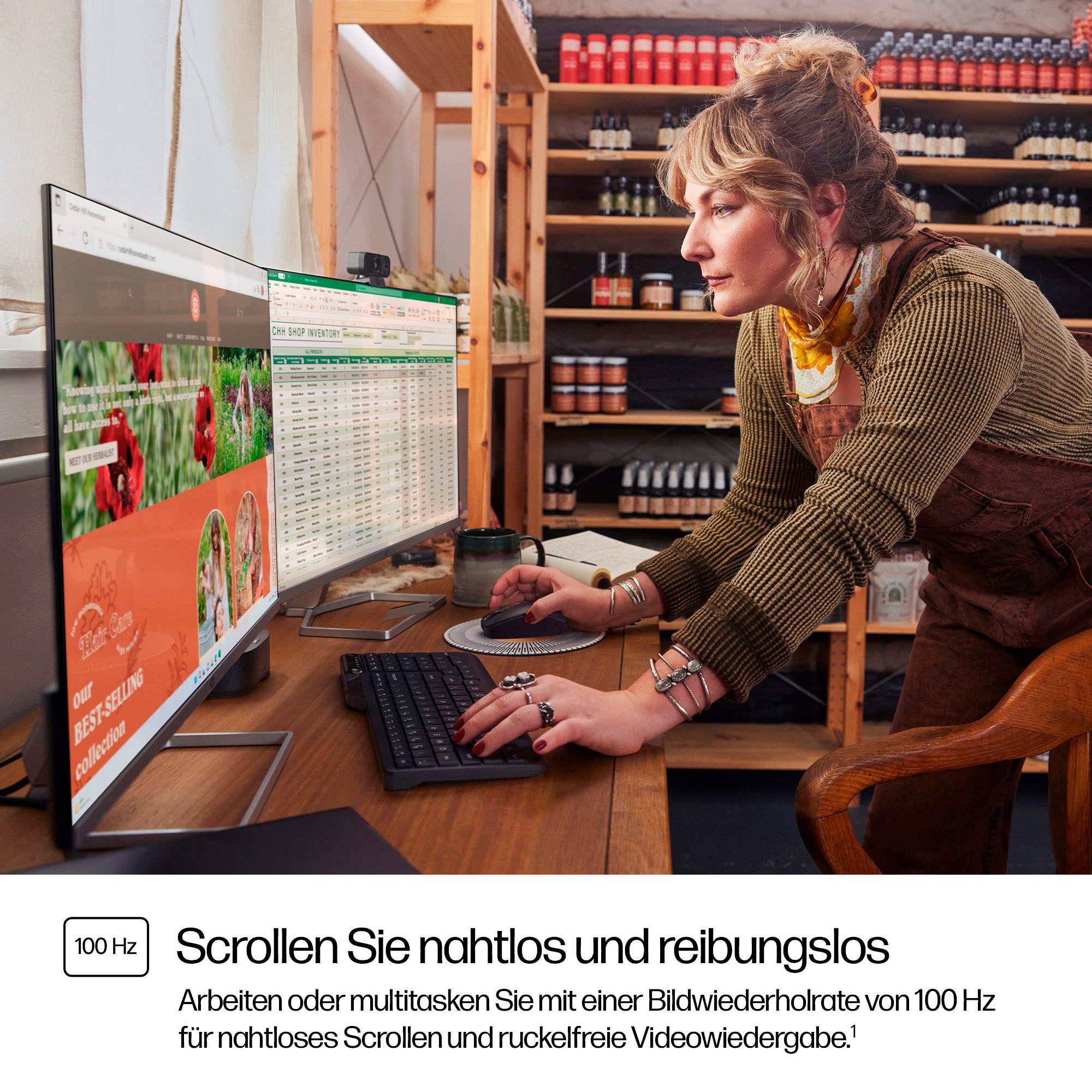 HP Ledscherm 527sf (HSD-0173-K), 69 cm / 27", Full HD