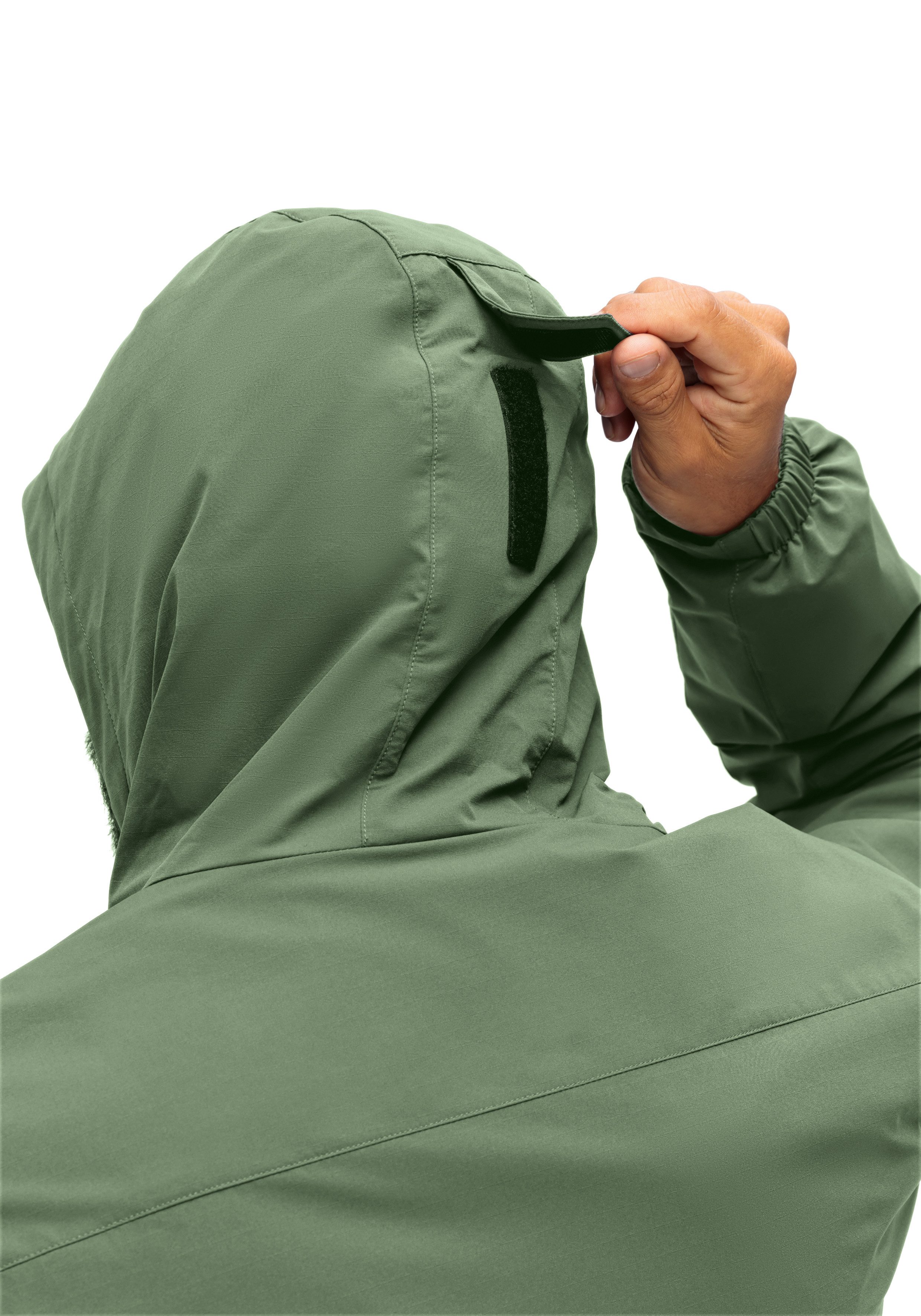 Maier Sports Outdoorjack ArorA Loop M Heren jacke waterdicht, functionele jas met 3 buitenzakken + binnenzak