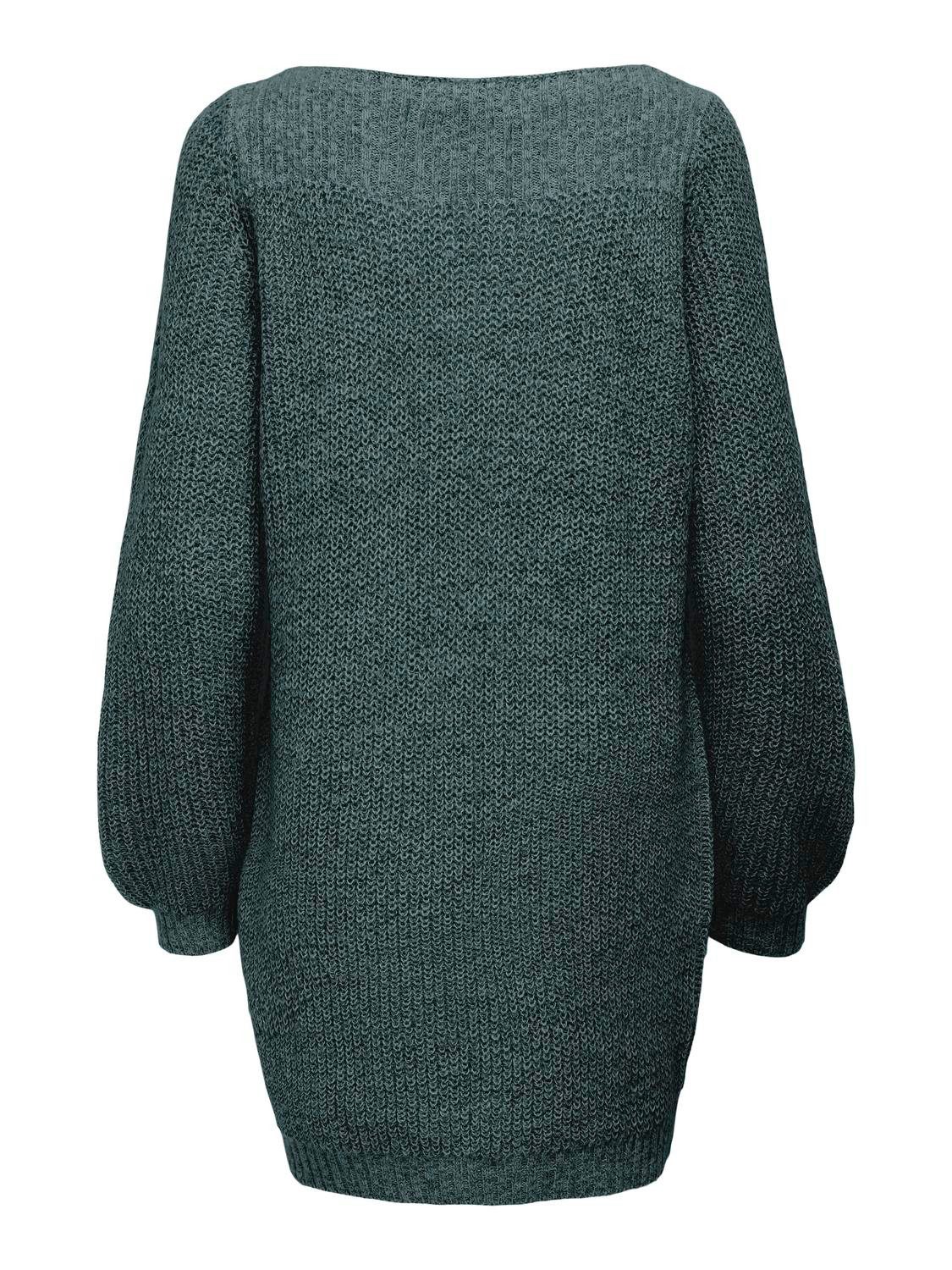 JDY Mini-jurk JDYWHITNEY MEGAN L/S BOAT DRESS KNT NOOS