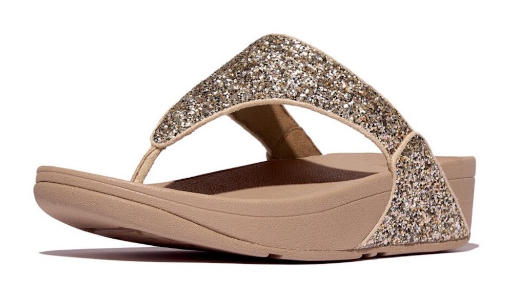 Fitflop Teenslippers LULU Badslipper, slides, sandaal met glitter