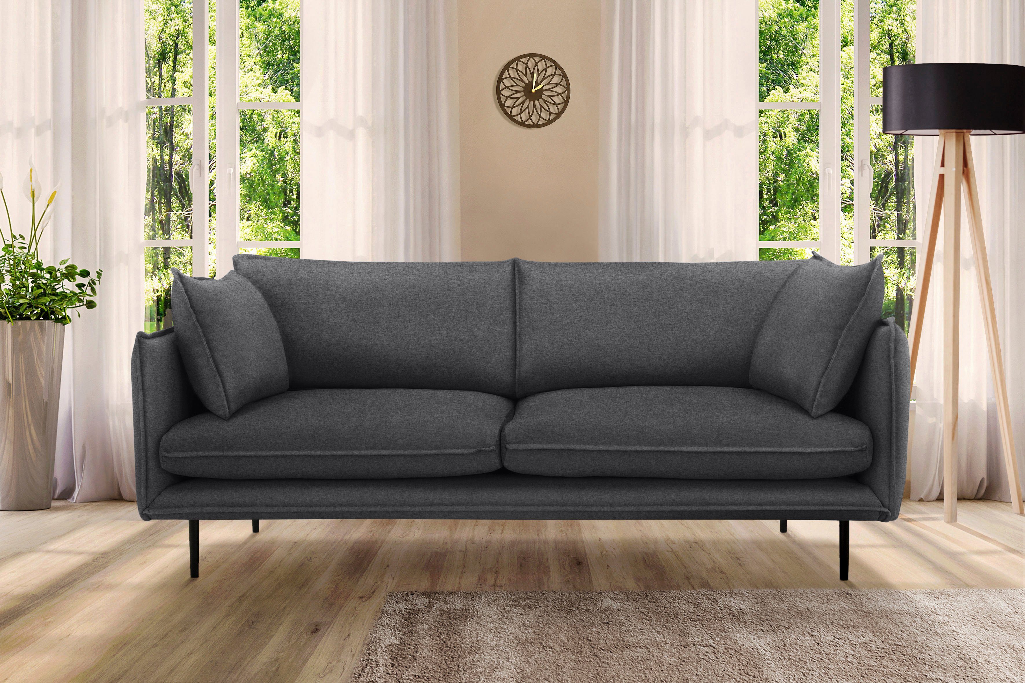 INOSIGN 3-zitsbank Somba met dikke opstaande naad en elegante look