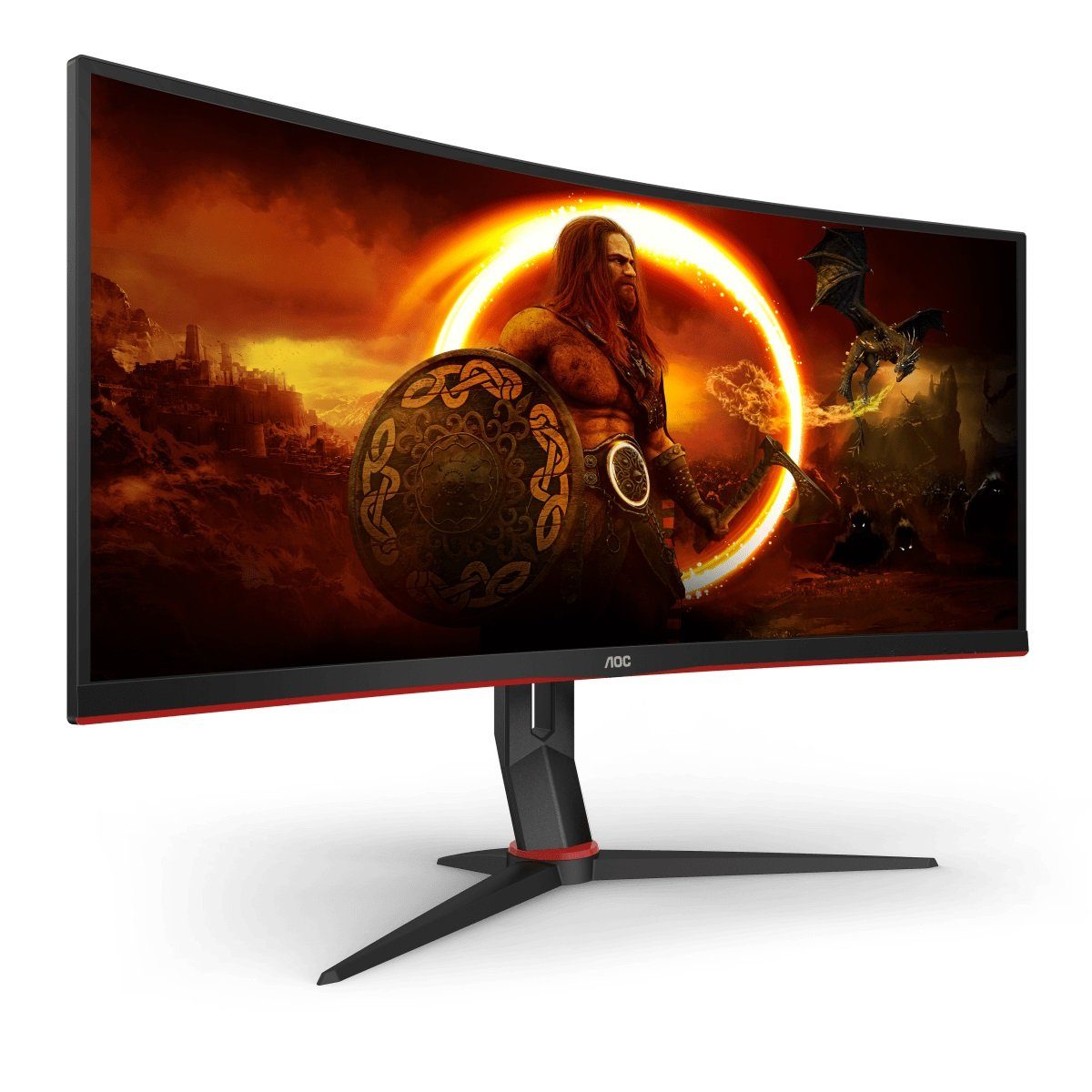 AOC Gaming-monitor CU34G2X/BK, 86,4 cm / 34", QHD+
