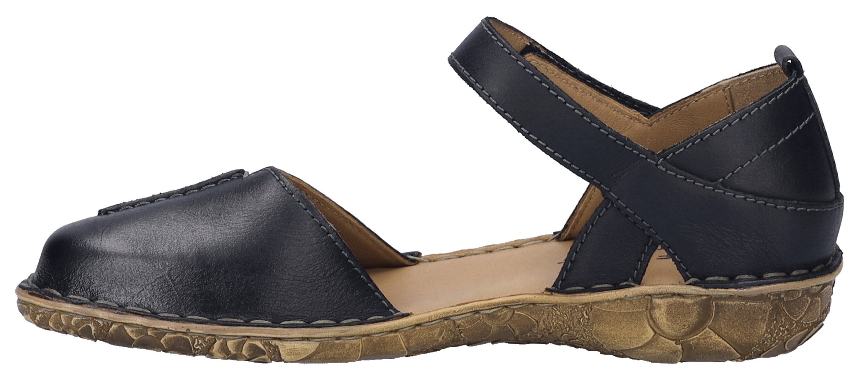 Josef Seibel Ballerina's met riempje ROSALIE 42 , sandaal, gespschoen, comfortschoen met klittenbandsluiting